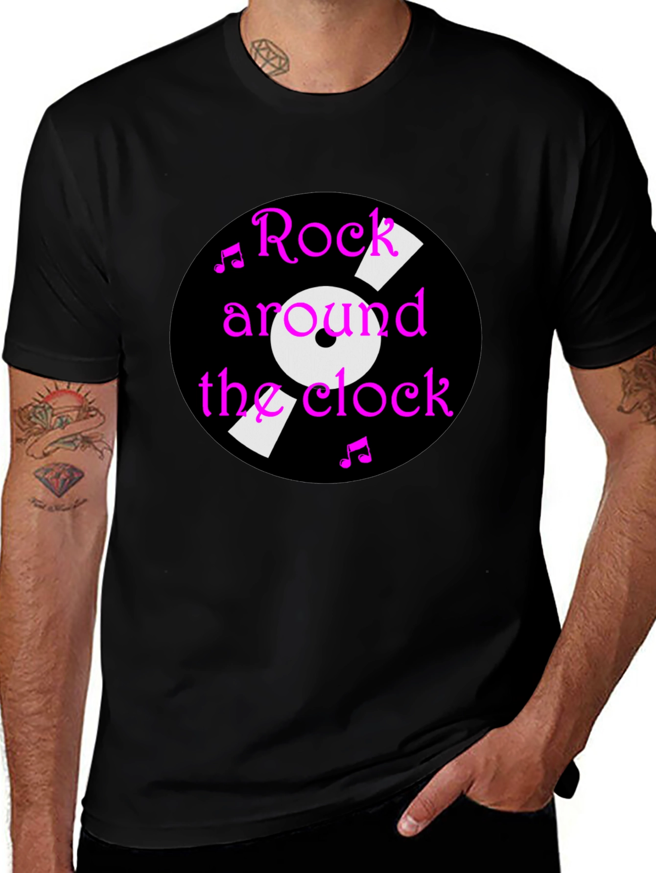 Variant 7 of Rock Around the Clock Graphic Tee