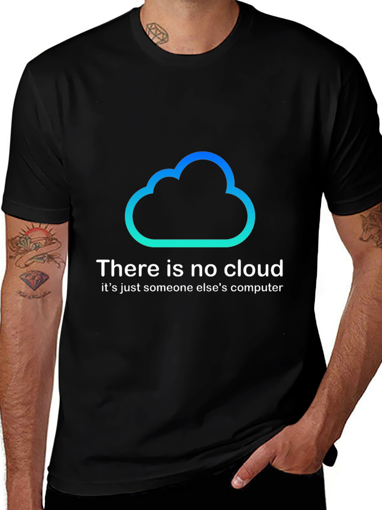 Variant 6 of There is No Cloud T-Shirt - Programmer Humor Tee