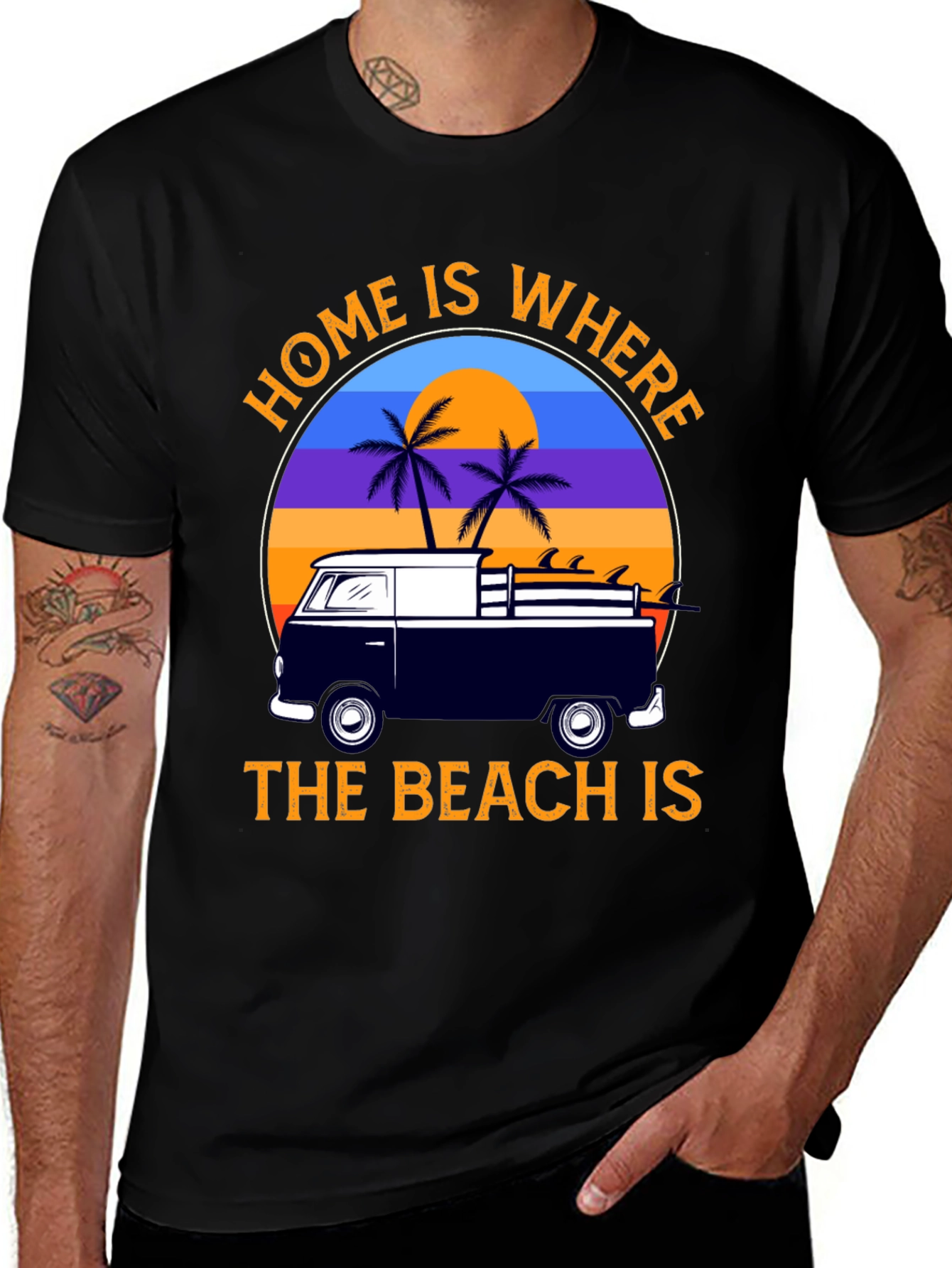 Variant 24 of Beach Van Graphic T-Shirt
