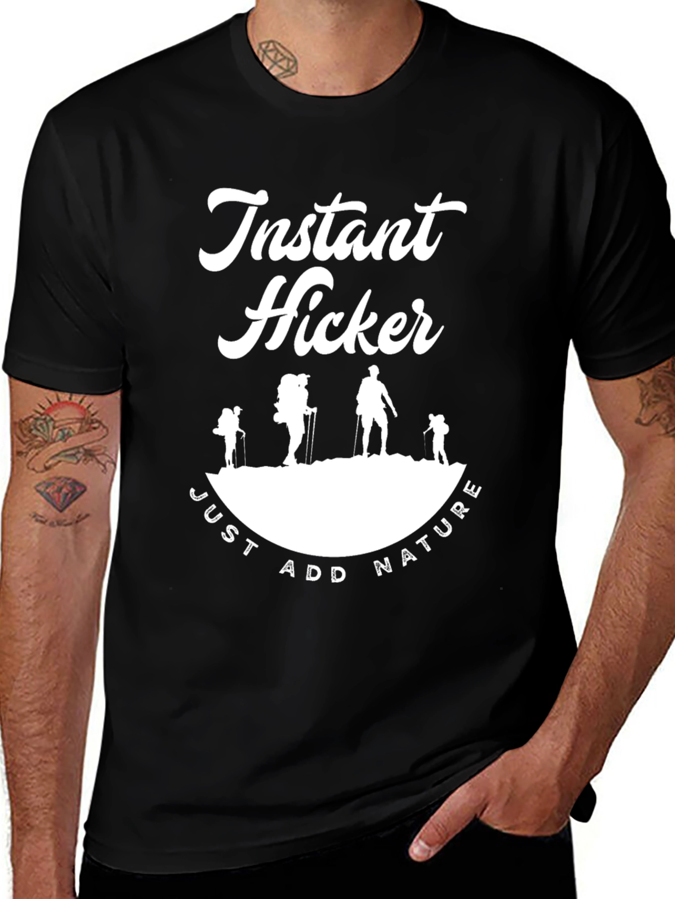 Instant Hiker Tee - Just Add Nature Adventure Shirt