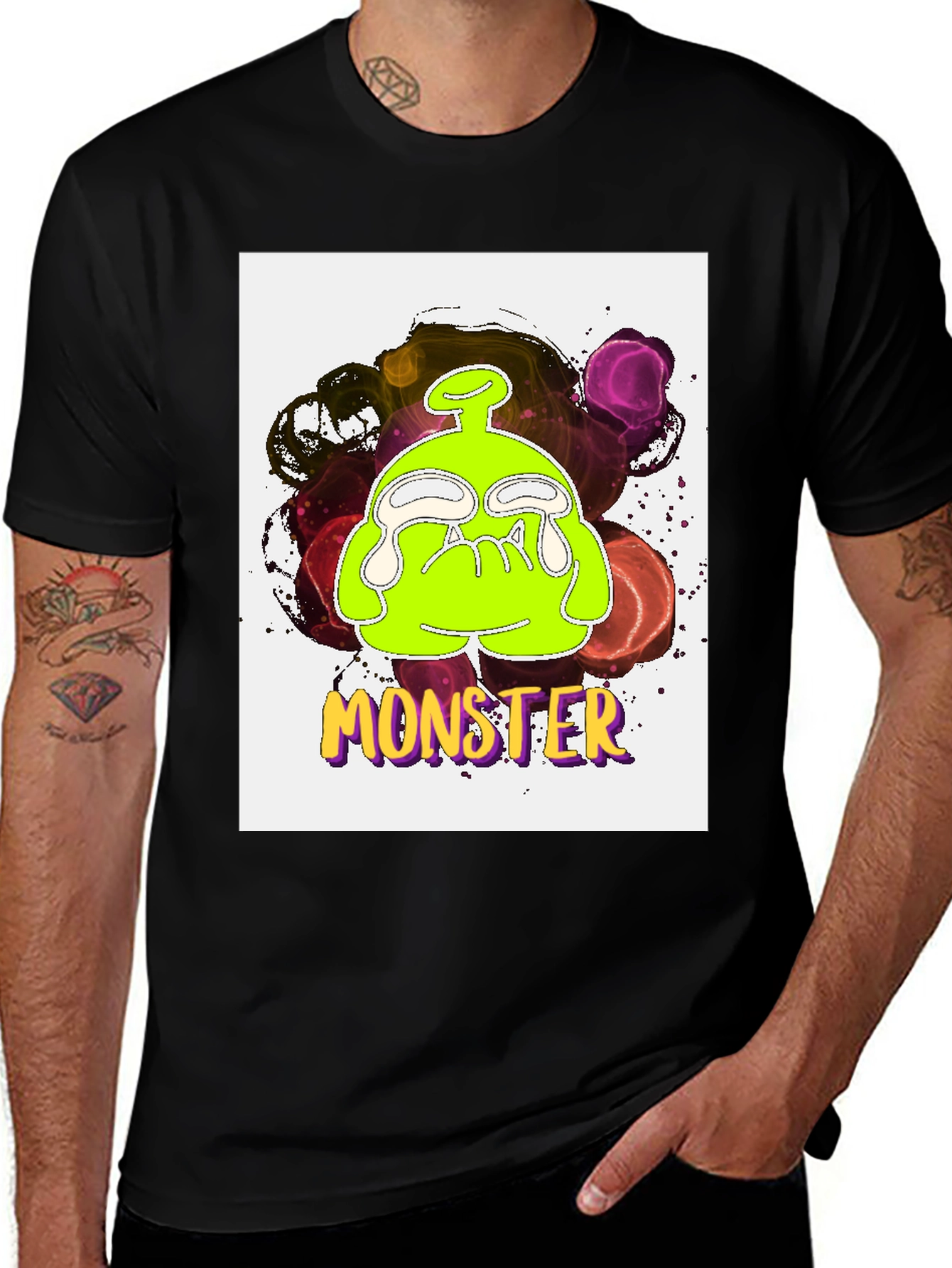 Variant 11 of Monster Cartoon Graphic T-Shirt