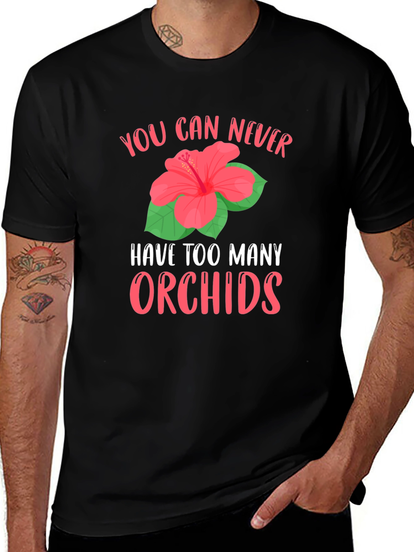 Variant 29 of You Can Never Have Too Many Orchids Graphic Tee