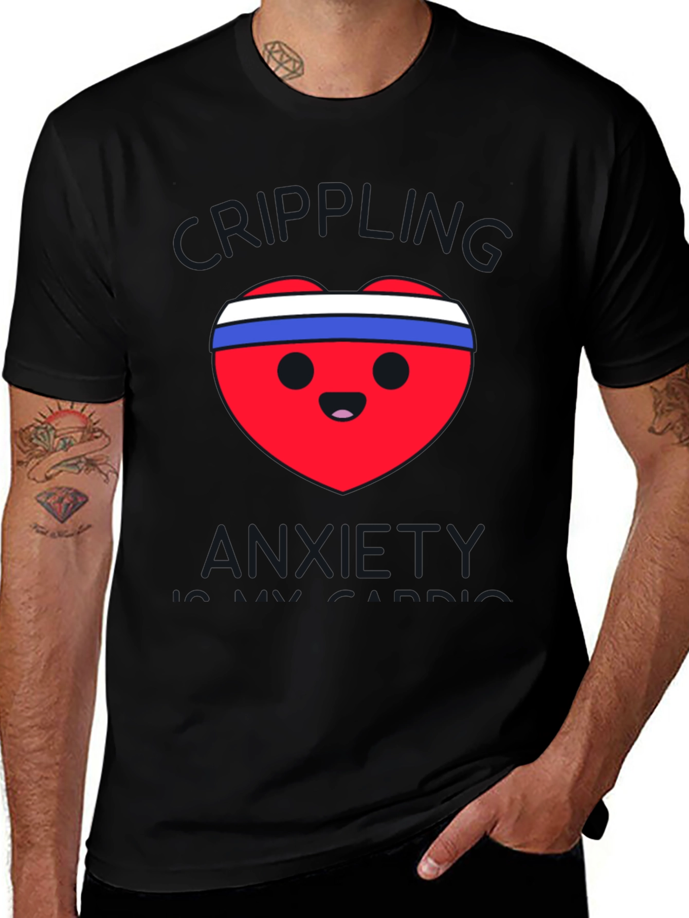 Cardiac Anxiety T-Shirt - Heart Graphic Tee