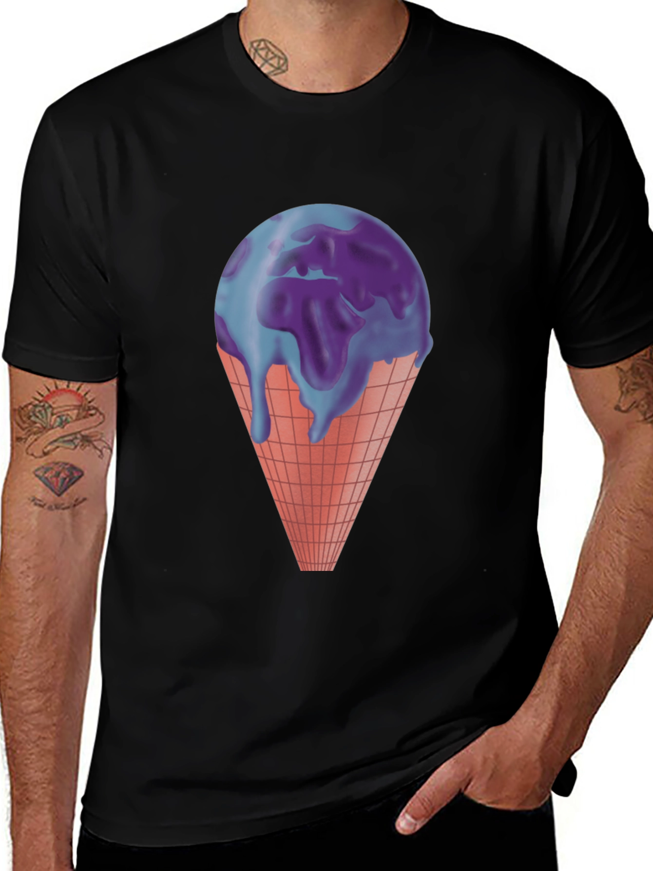Variant 16 of Ice Cream Planet Graphic Tee