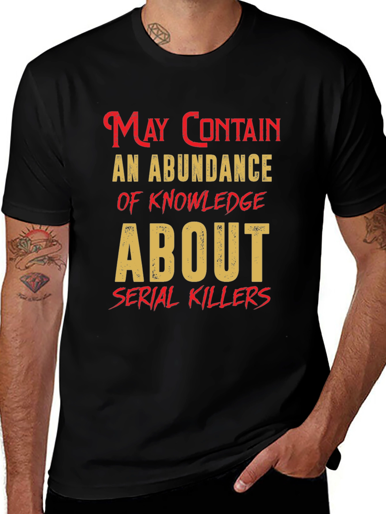 Variant 2 of Serial Killers Knowledge T-Shirt