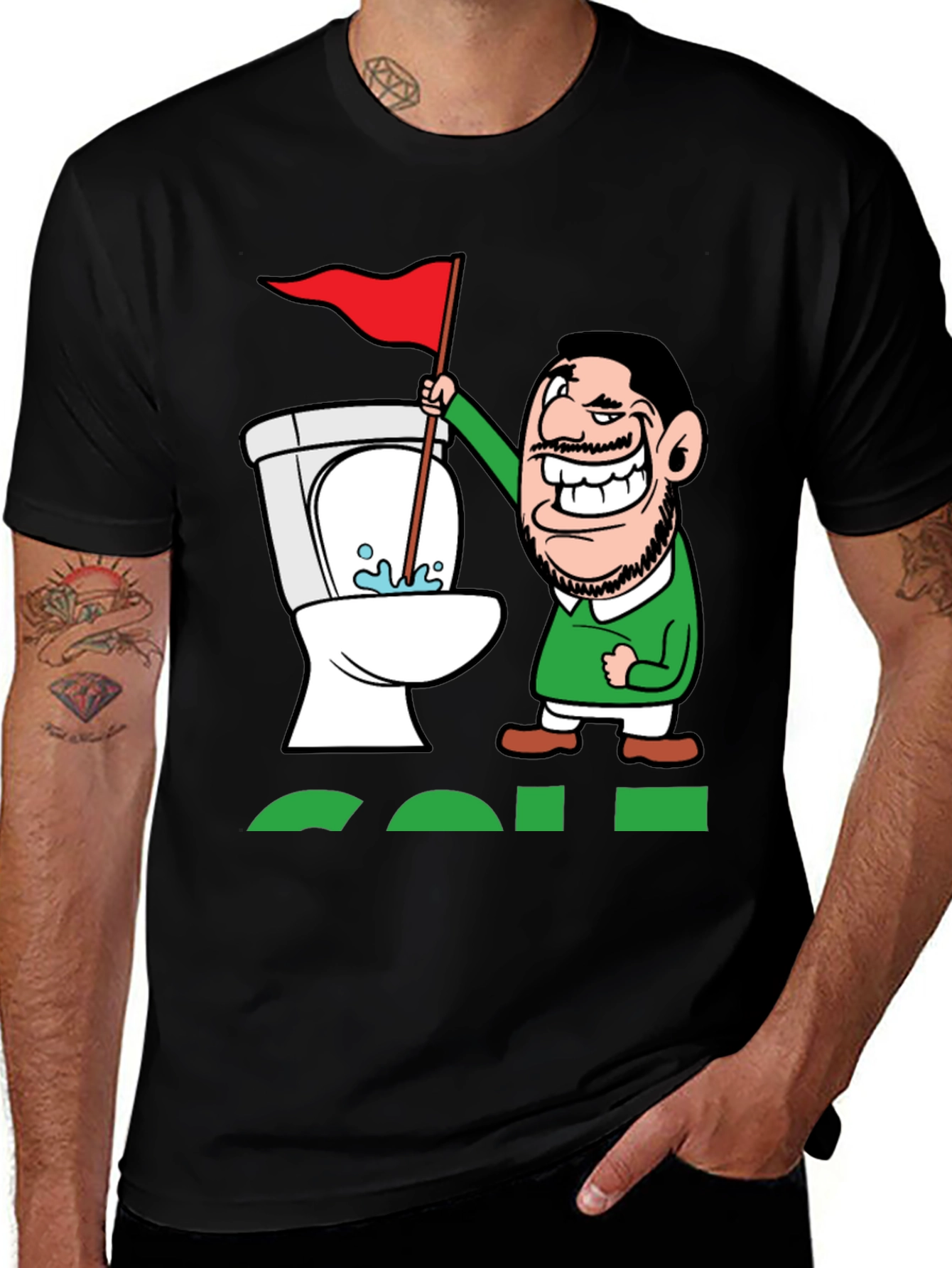 Variant 26 of Toilet Humor Golf Tee