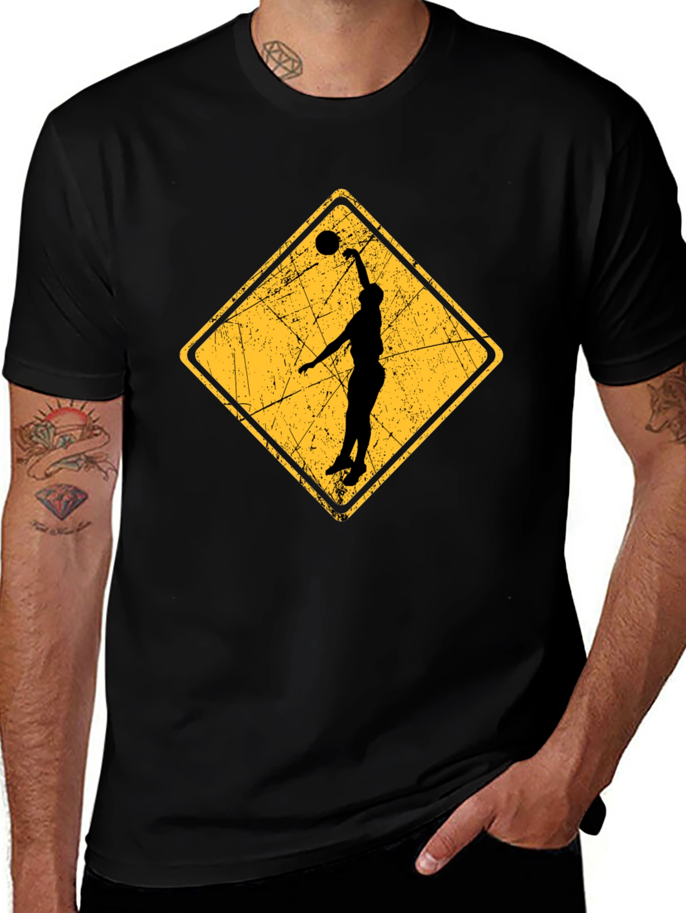 Variant 25 of Basketball Hazard Graphic Tee