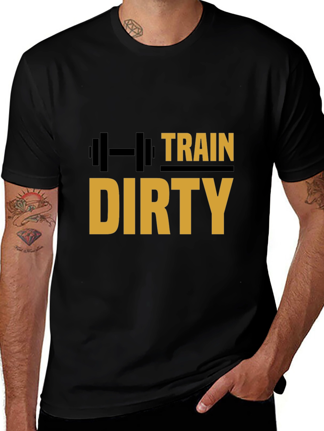 Train Dirty Graphic Tee - Fitness Apparel