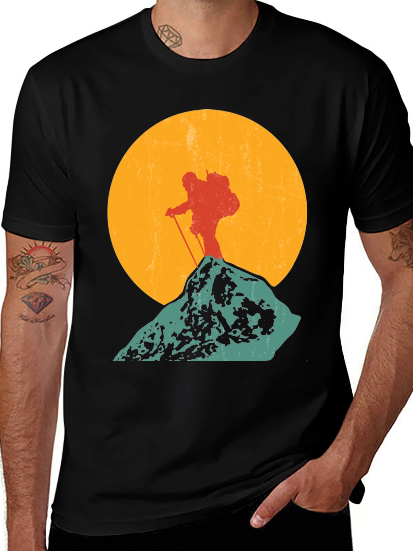 Variant 2 of Mountain Hiker Graphic Tee - Adventure Ready
