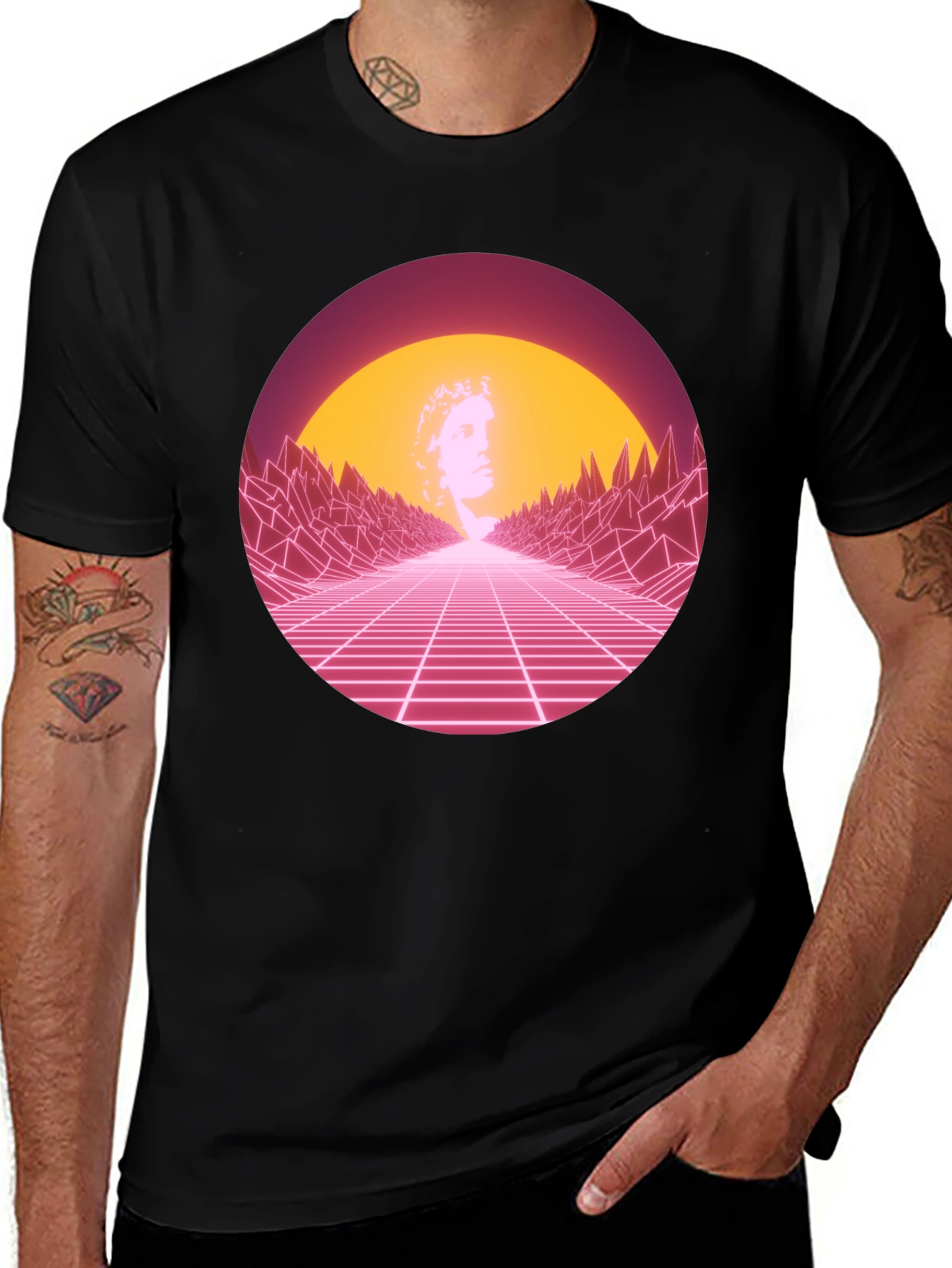 Variant 19 of Retro Wave T-Shirt - 80s Synthwave Design
