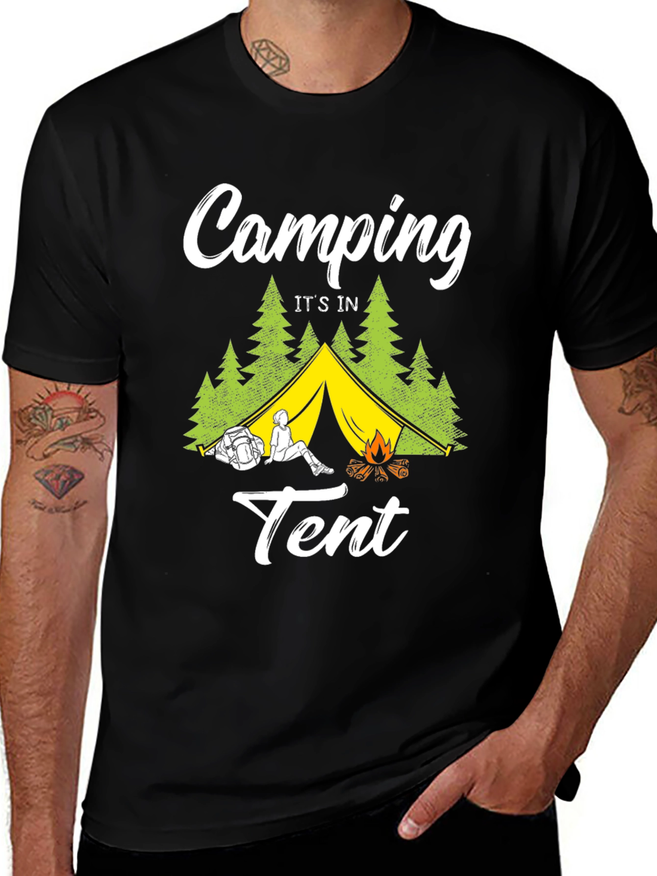 Camping Tent T-Shirt: Adventure Awaits!