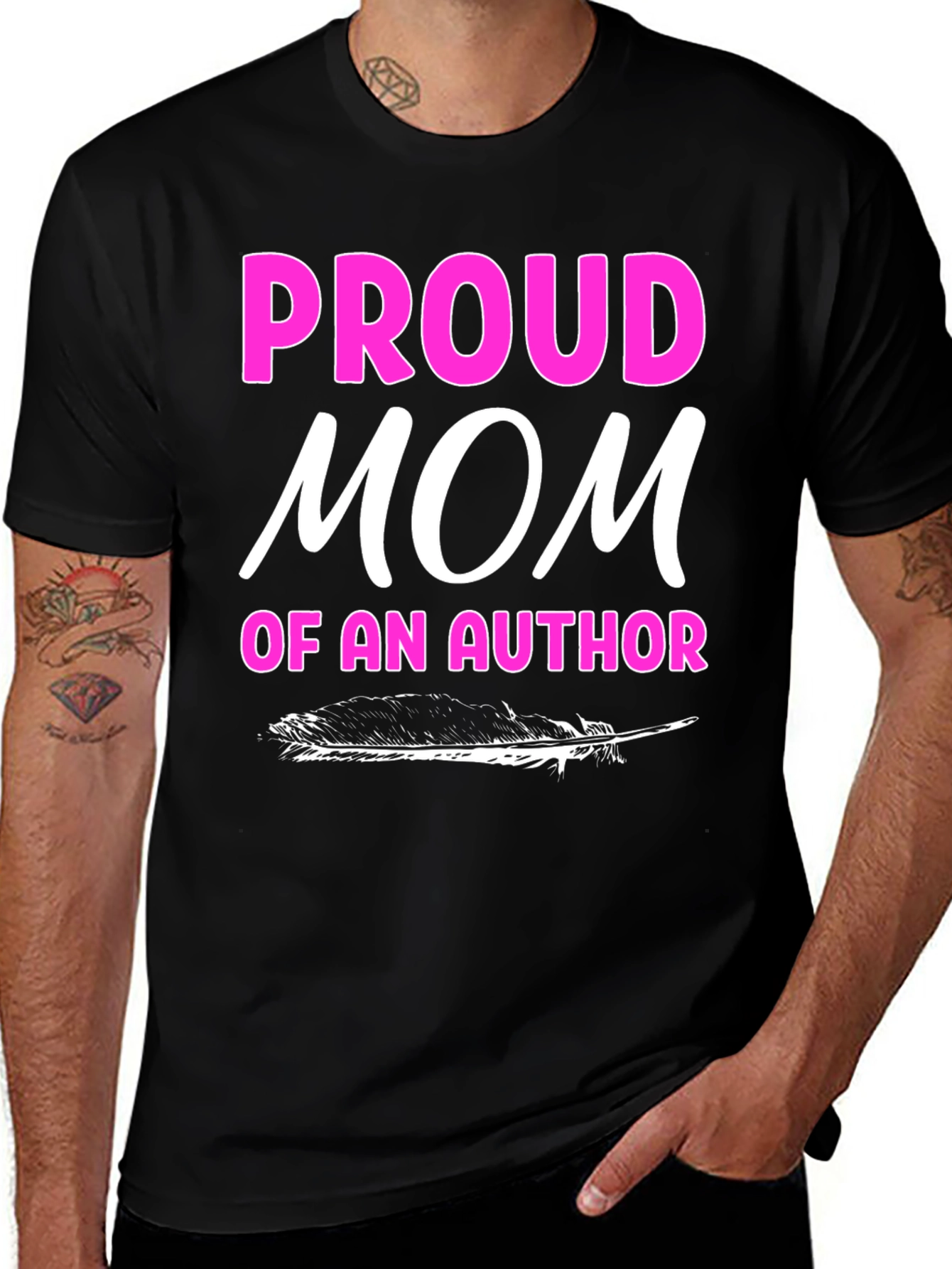 Variant 13 of Proud Mom of an Author Graphic T-Shirt