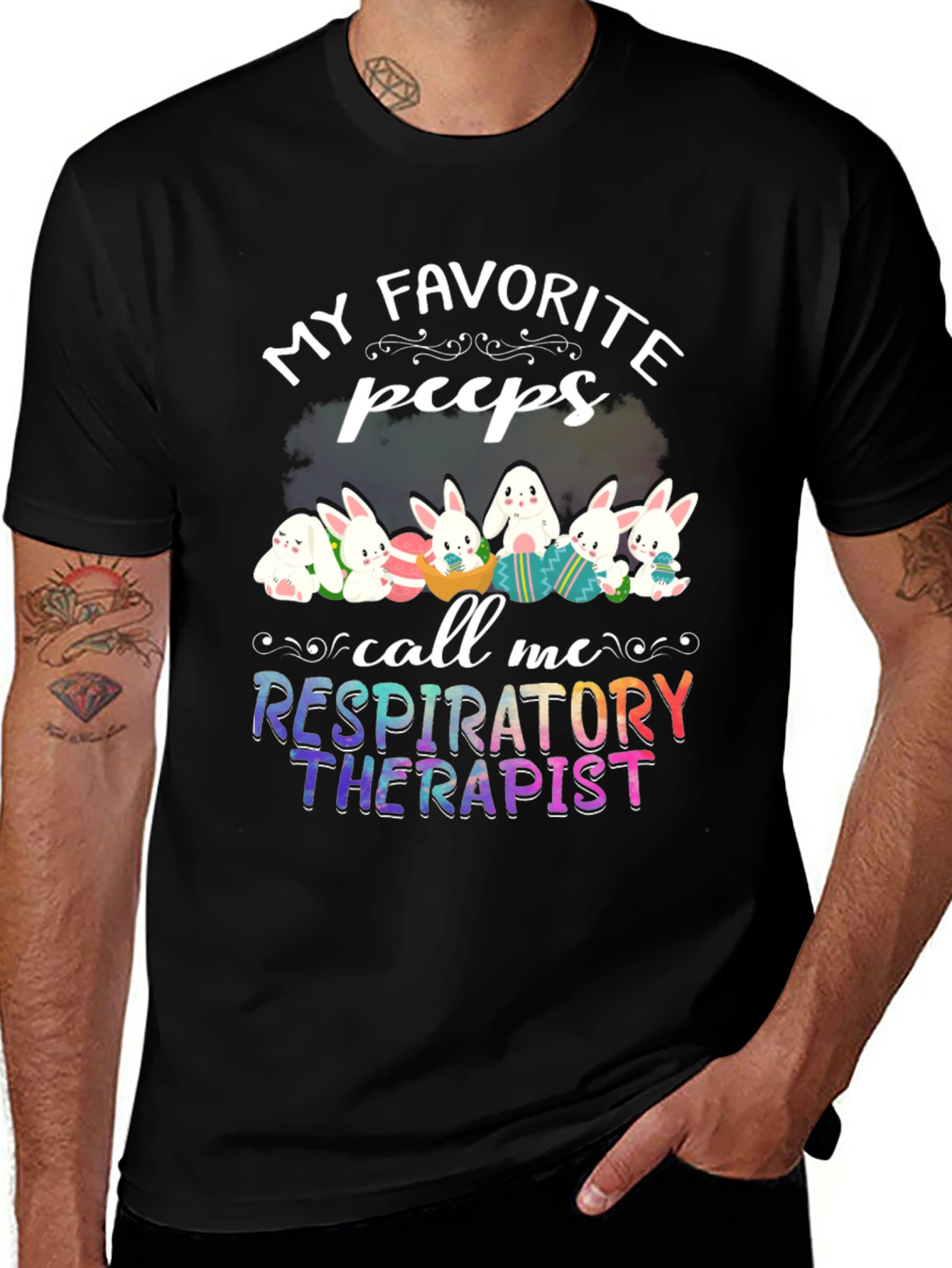 Respiratory Therapist Easter Peeps T-Shirt