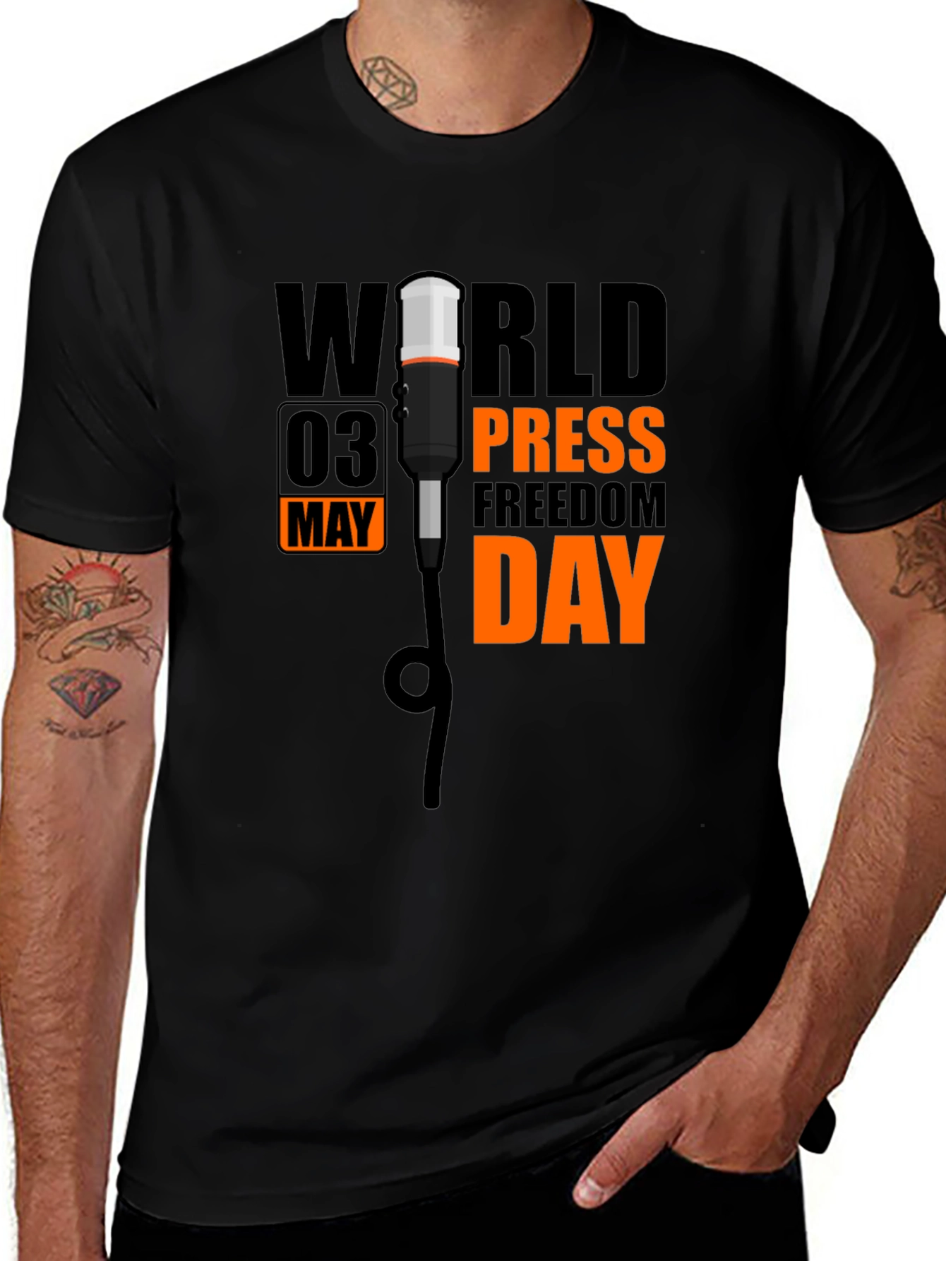 World Press Freedom Day Graphic T-Shirt