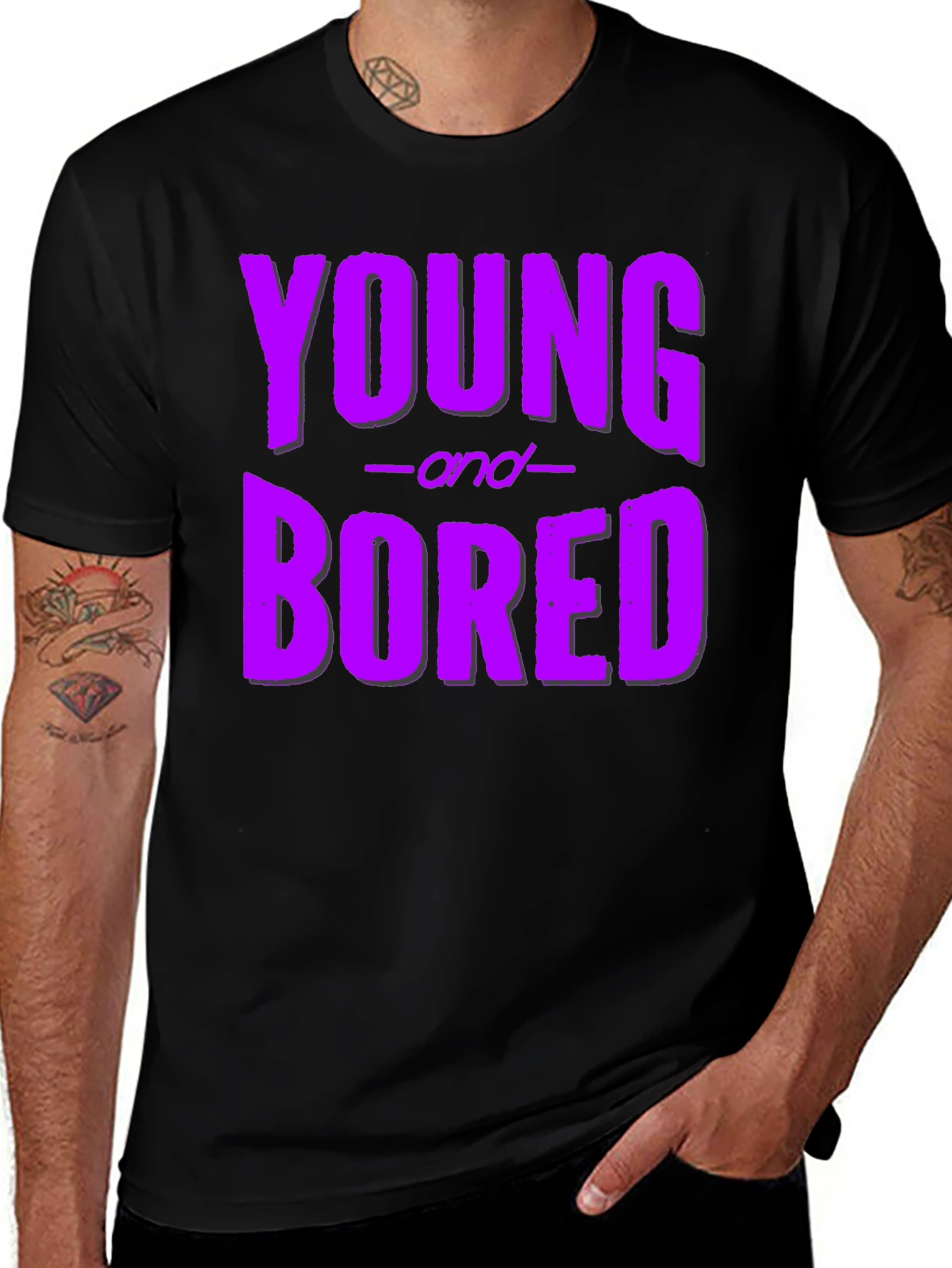 Variant 2 of Young and Bored Graphic Tee