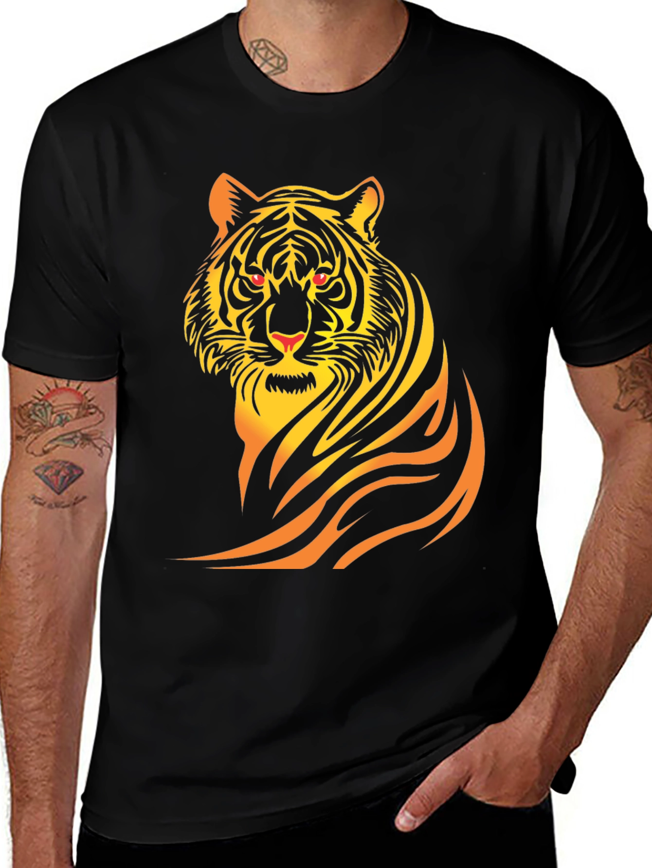 Variant 20 of Bold Tiger Graphic T-Shirt