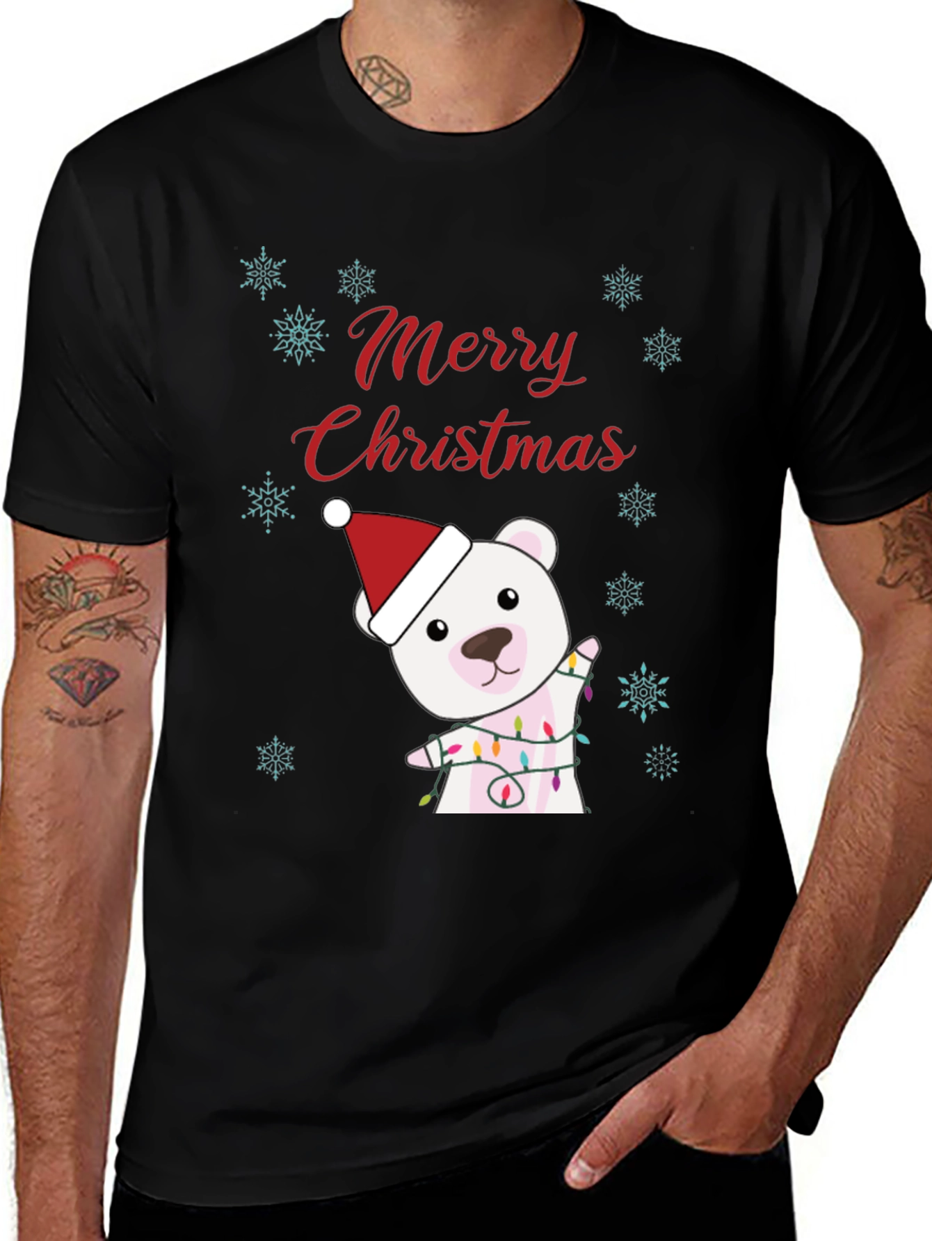Merry Christmas Bear T-Shirt