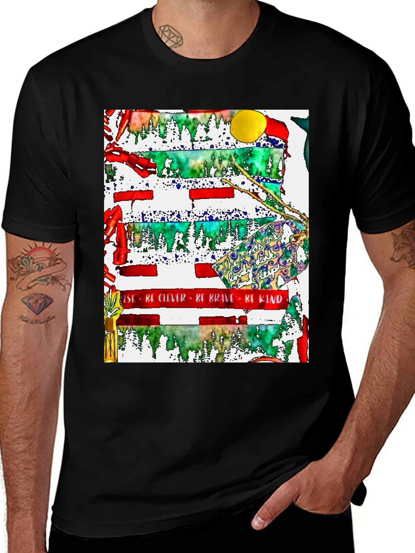 Variant 25 of Abstract Watercolor Graphic Tee