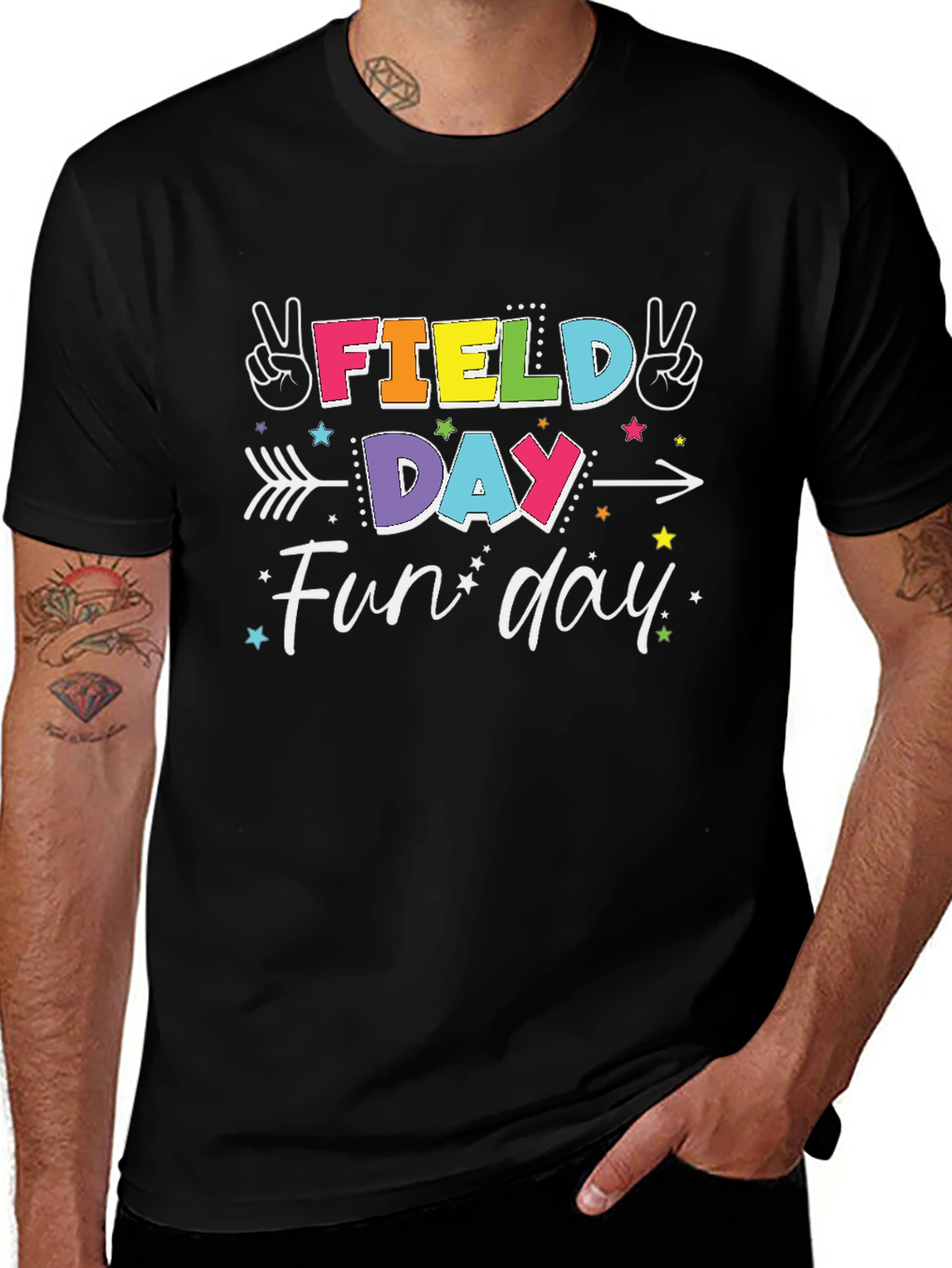 Field Day Fun Day Graphic T-Shirt