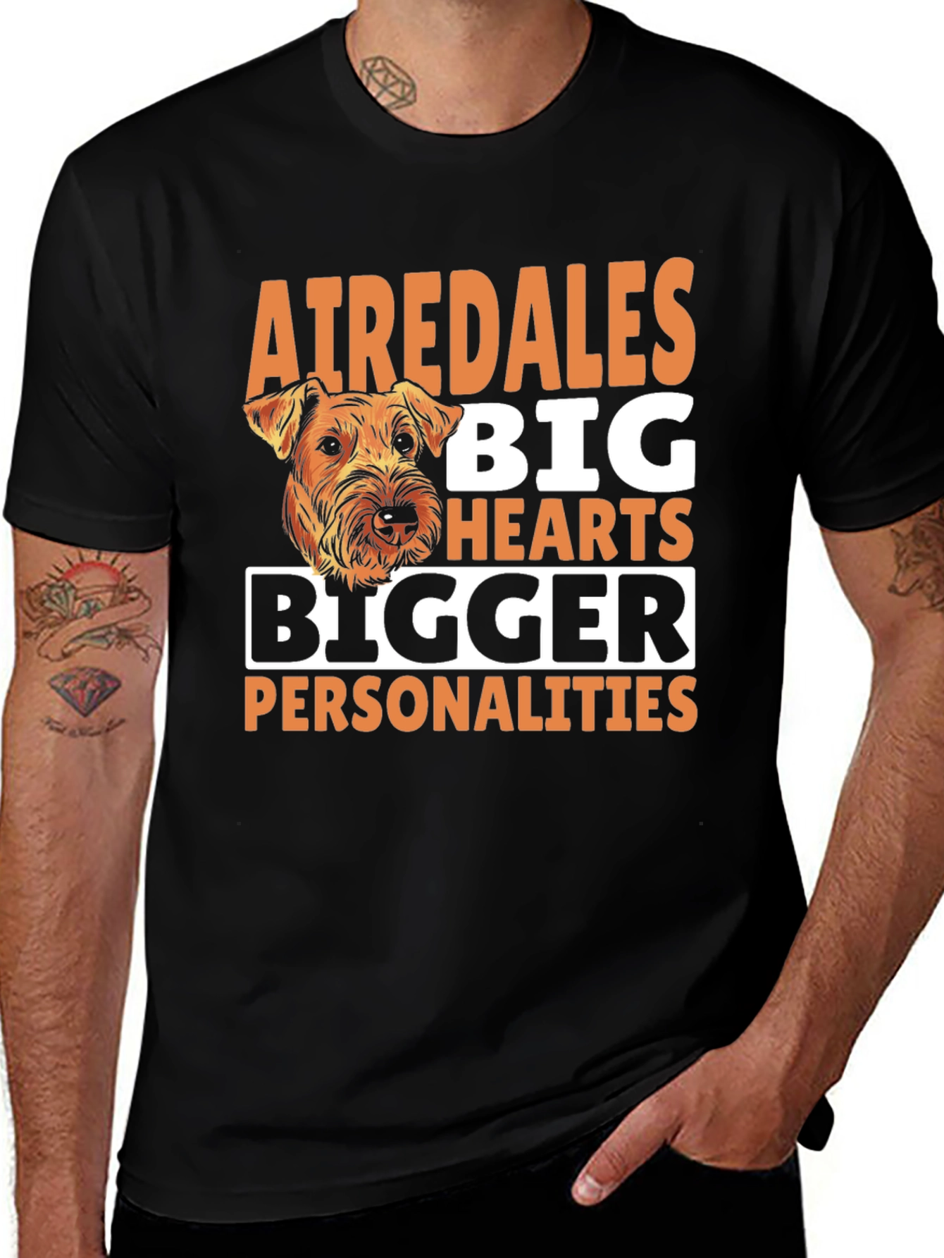 Airedales Big Hearts T-Shirt
