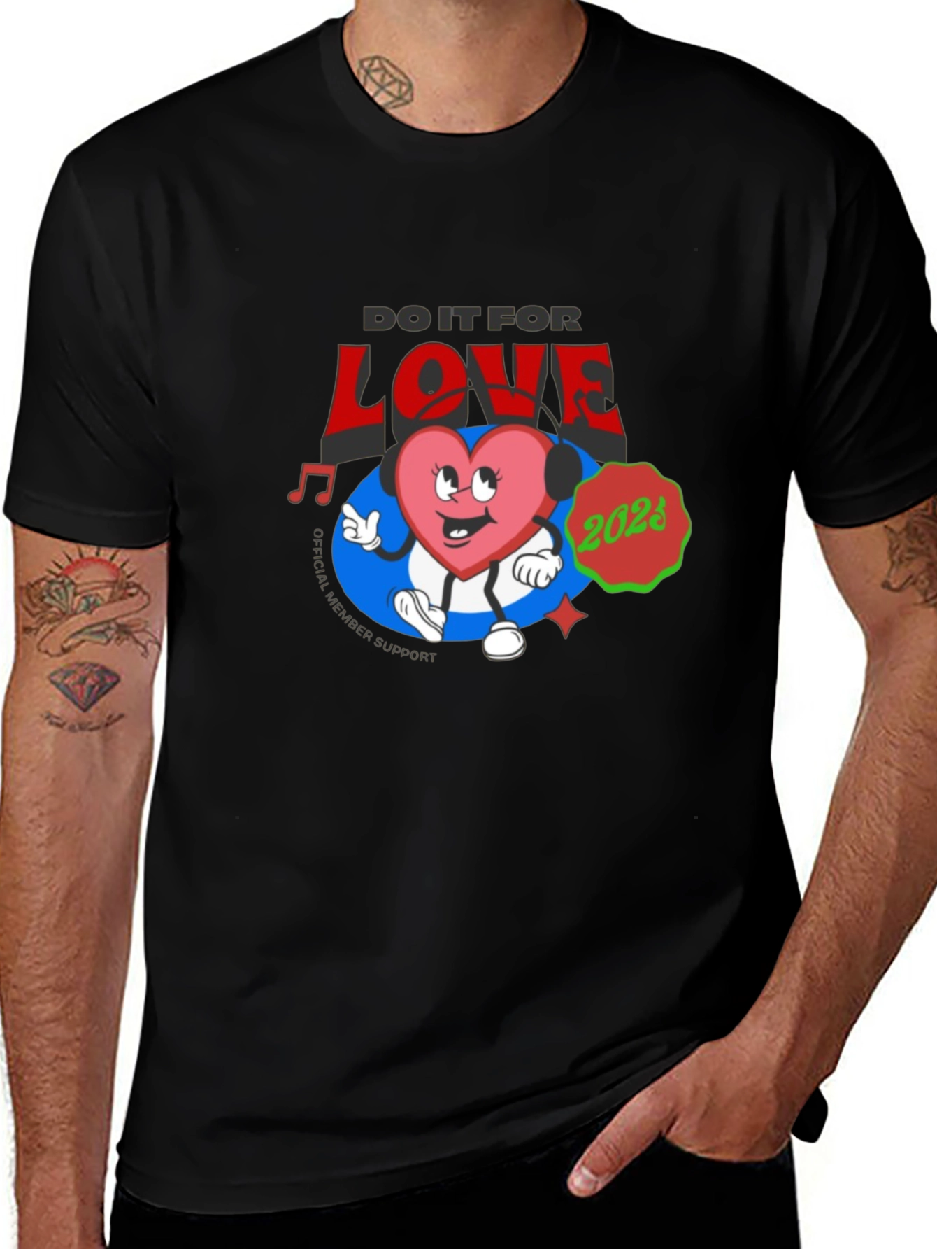 Variant 27 of Do It For Love 2023 Black Tee