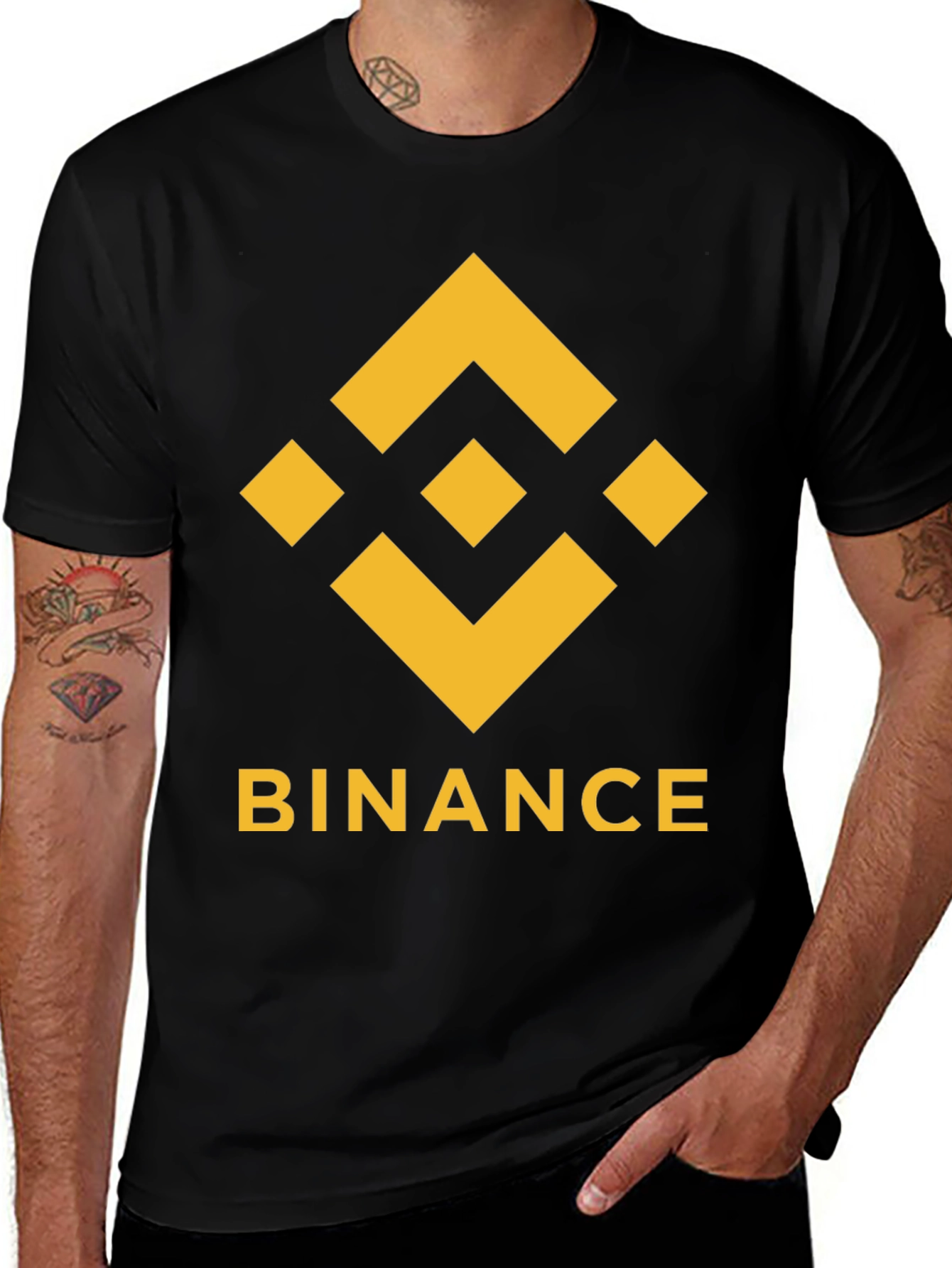 Variant 24 of Binance Logo T-Shirt - Black Crypto Tee