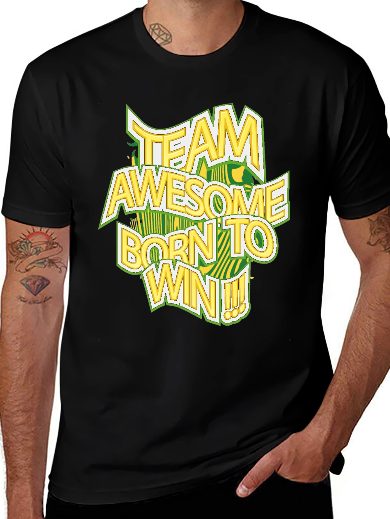 Variant 10 of Team Awesome Born To Win T-Shirt