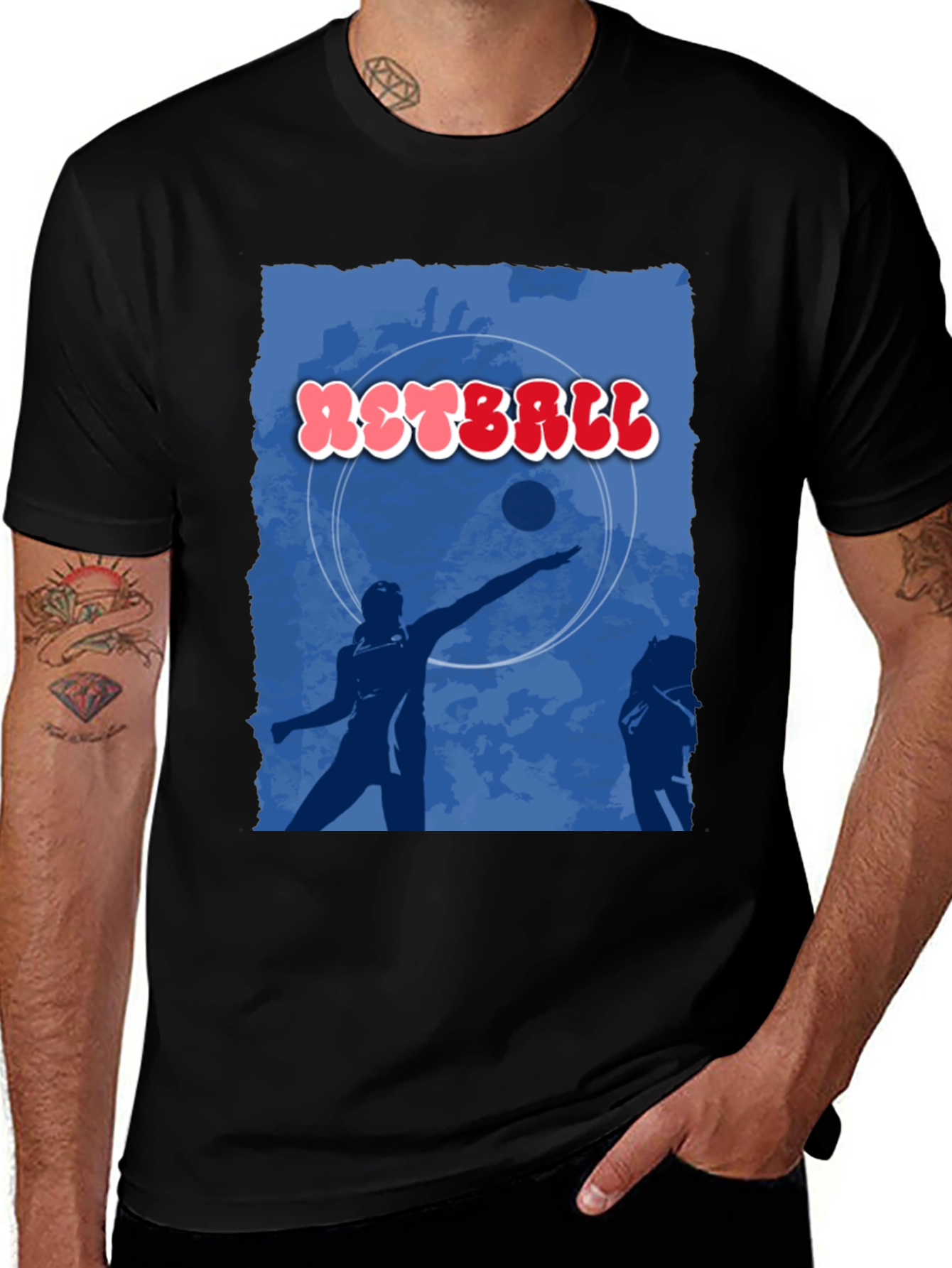 Variant 7 of Netball T-Shirt - Stylish Sports Graphic Tee