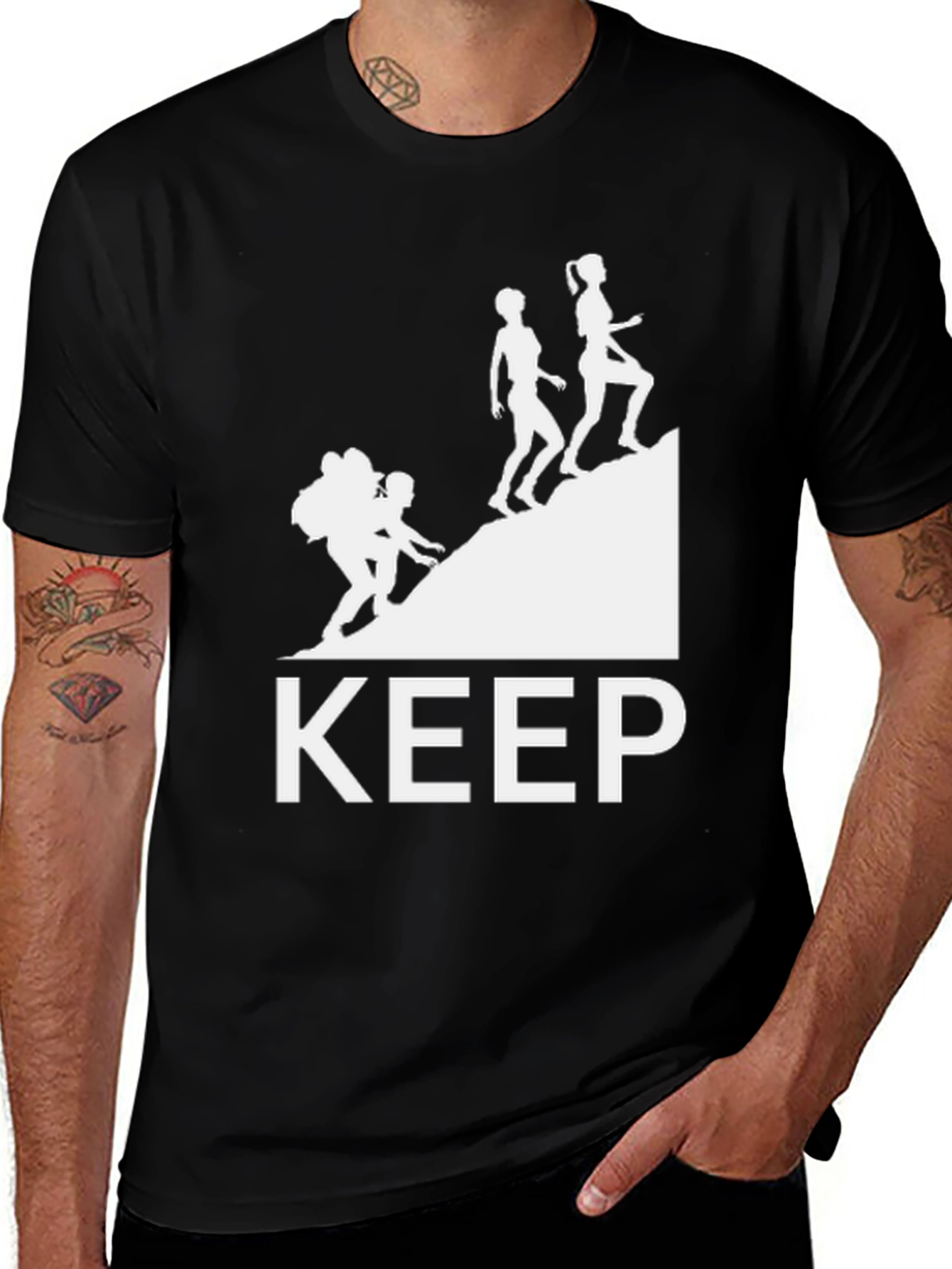 Variant 26 of Keep Climbing T-Shirt