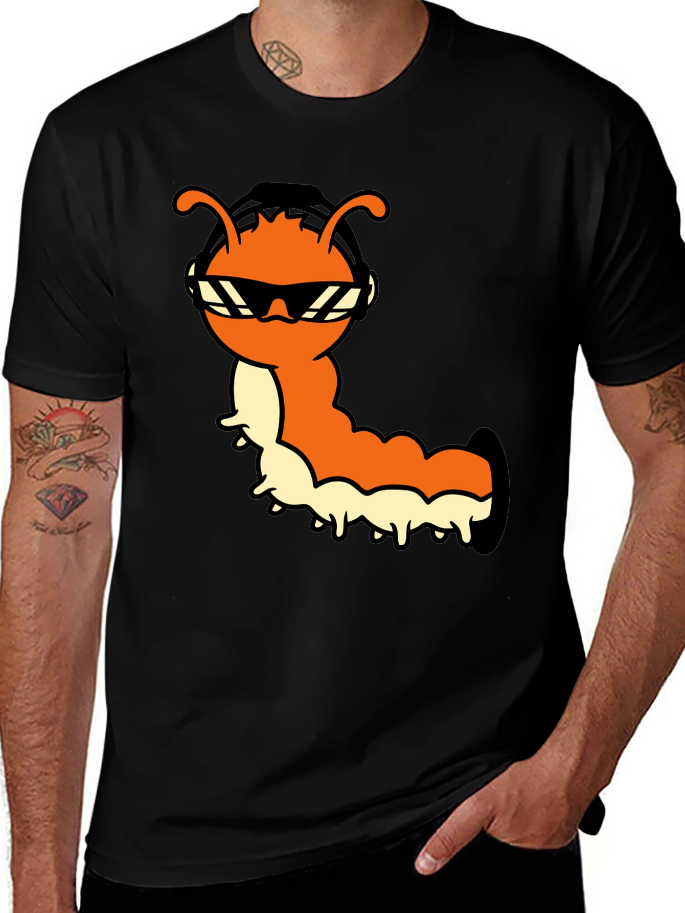 Cool Caterpillar T-Shirt - Fun Graphic Tee
