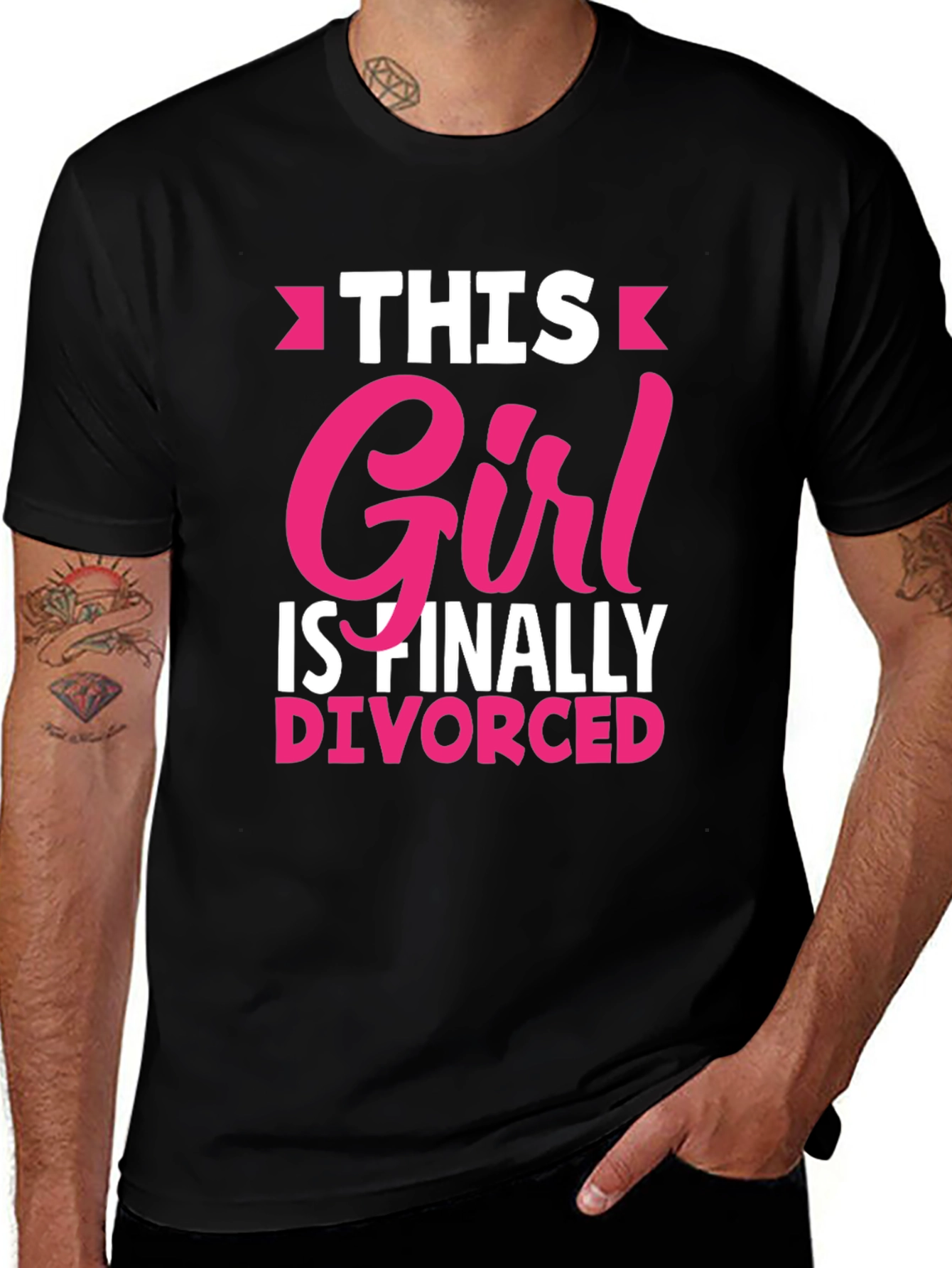 Variant 24 of Finally Divorced T-Shirt