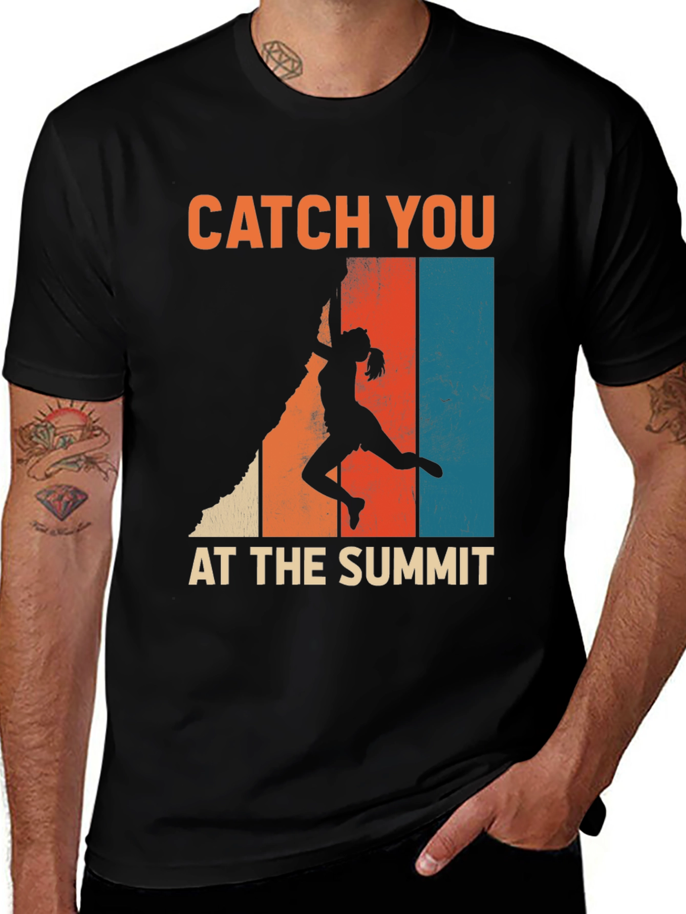 Variant 7 of Catch You At The Summit Climbing T-Shirt