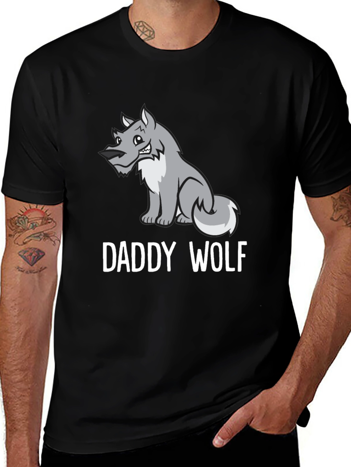 Variant 27 of Daddy Wolf Graphic Tee