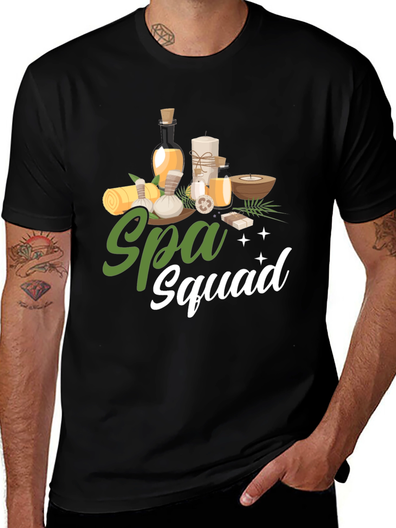 Variant 25 of Spa Squad T-Shirt: Relax & Rejuvenate