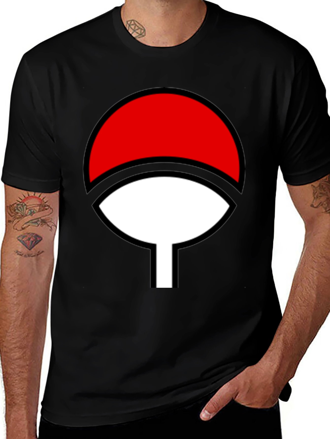 Uchiha Clan Symbol T-Shirt Anime Tee