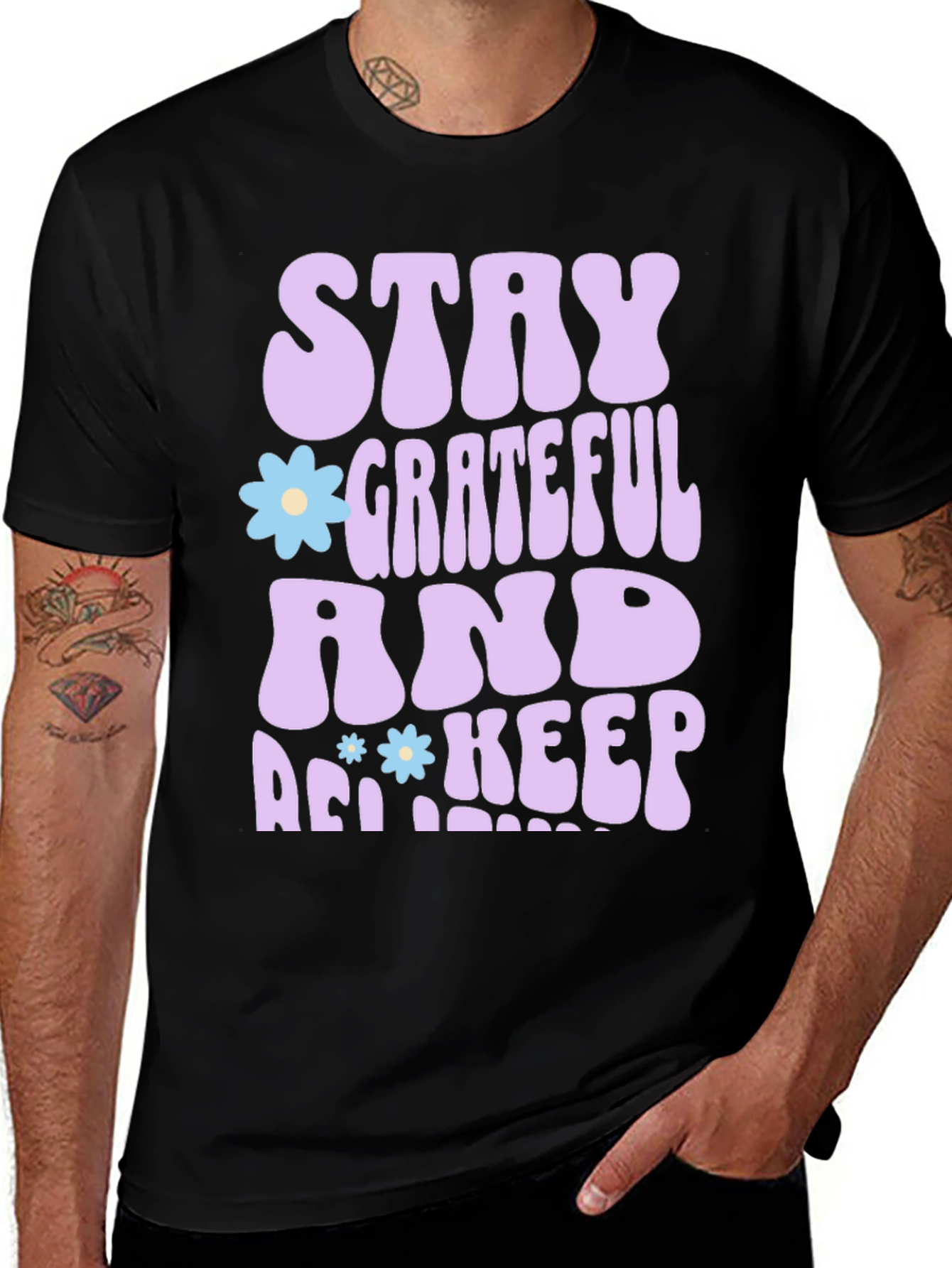 Variant 17 of Stay Grateful Graphic T-Shirt