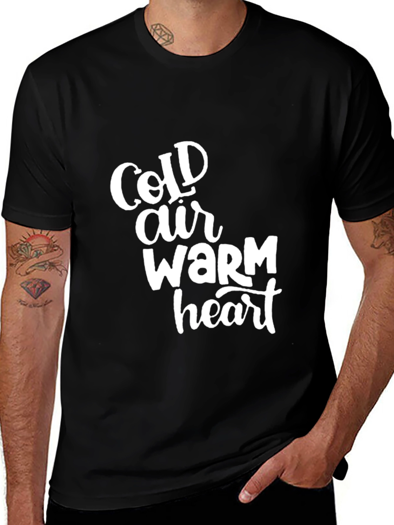 Variant 26 of Cold Air Warm Heart Graphic Tee
