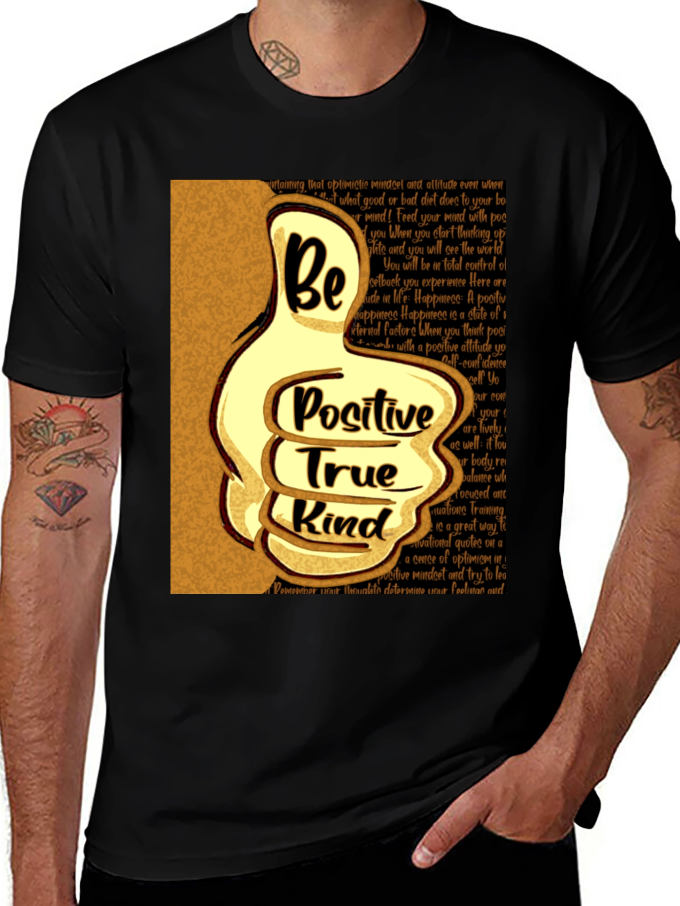 Variant 18 of Be Positive True Kind T-Shirt