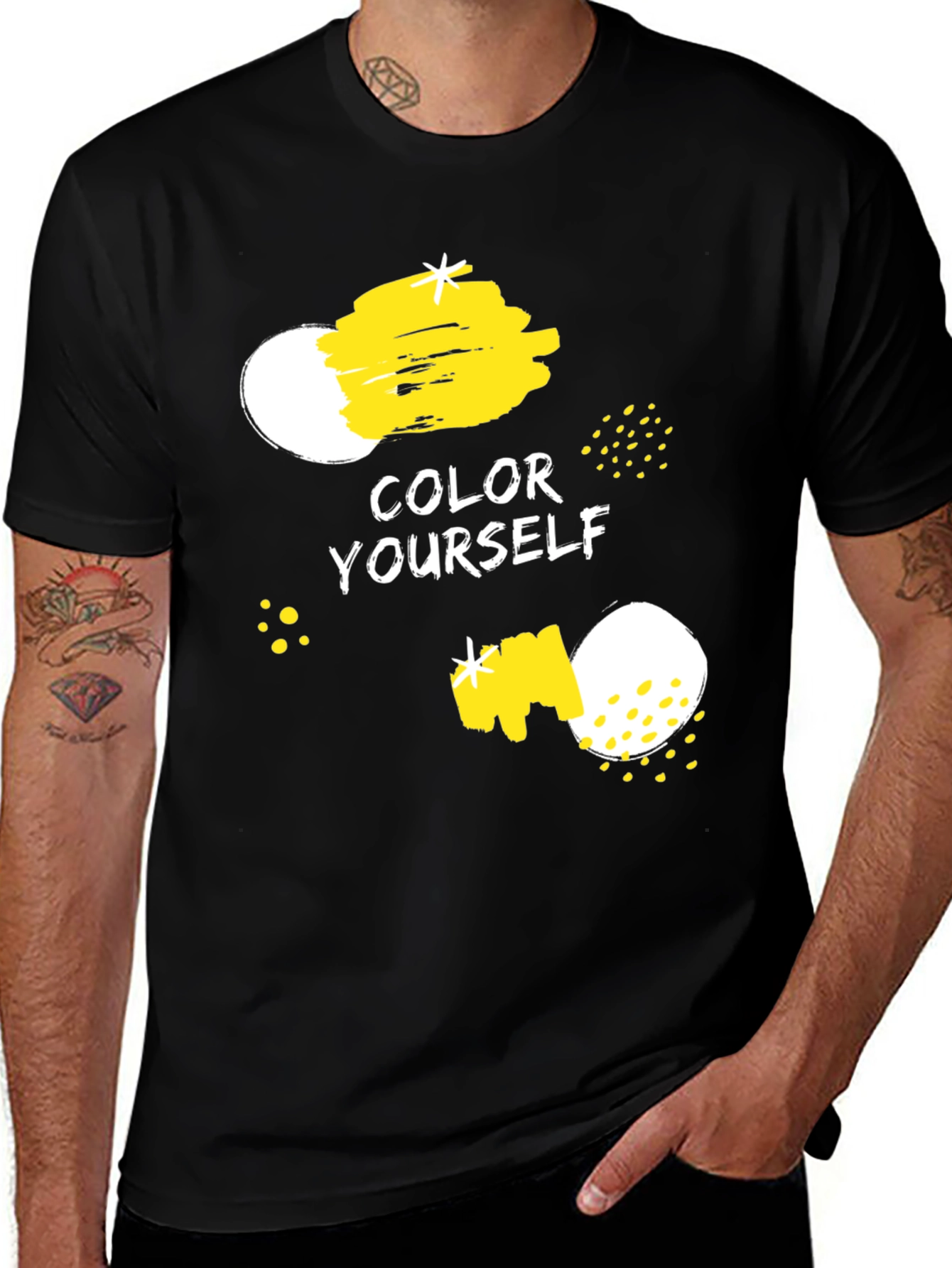 Variant 21 of Color Yourself Black Graphic Tee