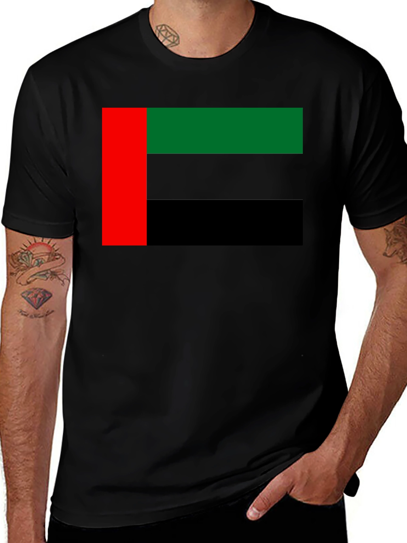 UAE Flag Graphic T-Shirt - United Arab Emirates Pride