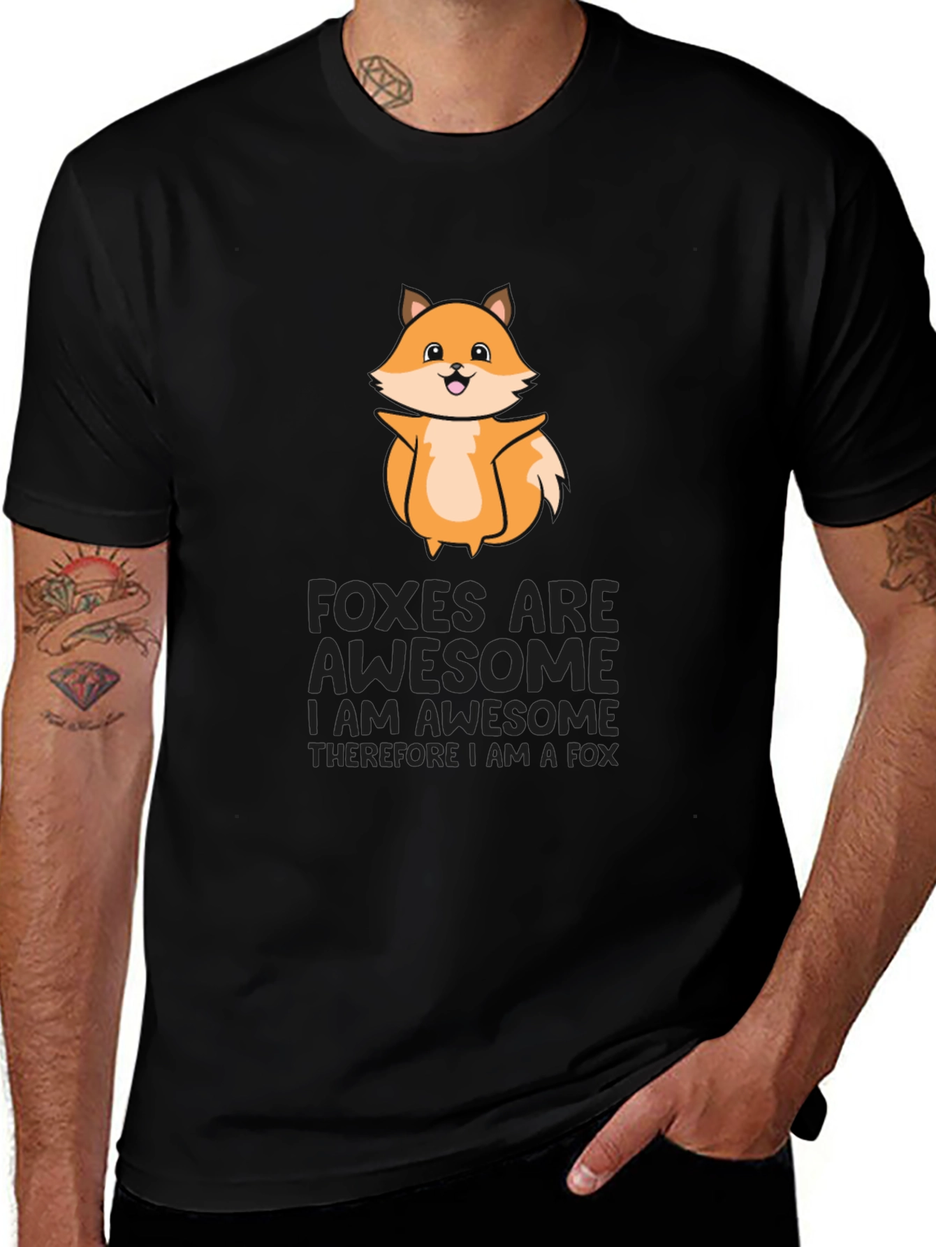 Variant 6 of Foxes Are Awesome T-Shirt