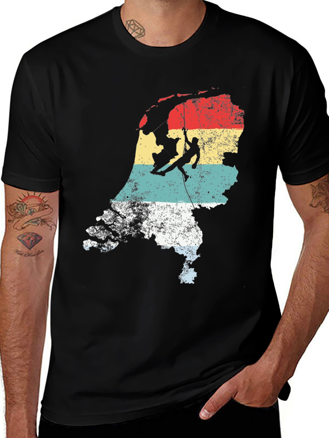 Variant 26 of Climbing Netherlands T-Shirt