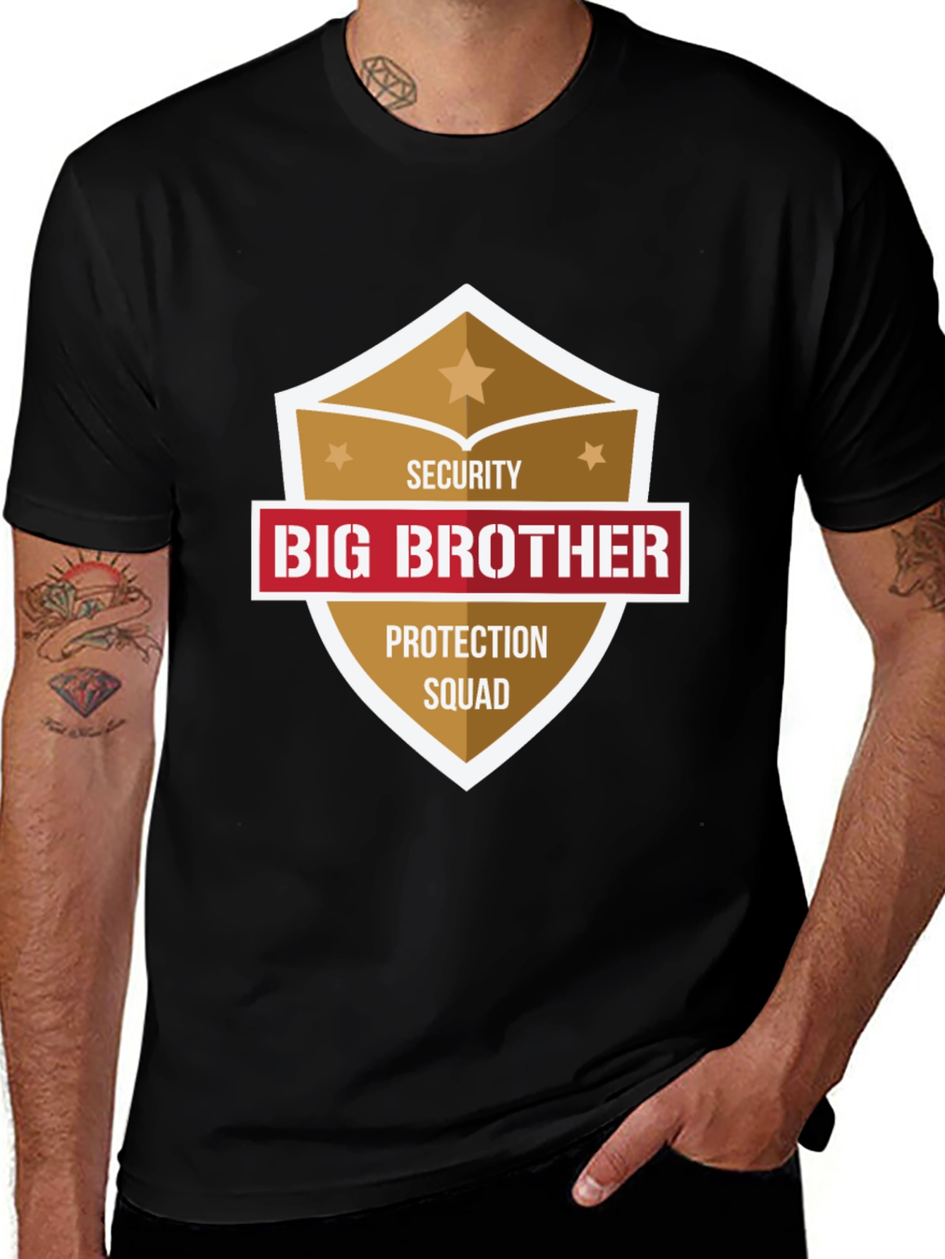 Variant 21 of Big Brother Security Protection Squad T-Shirt