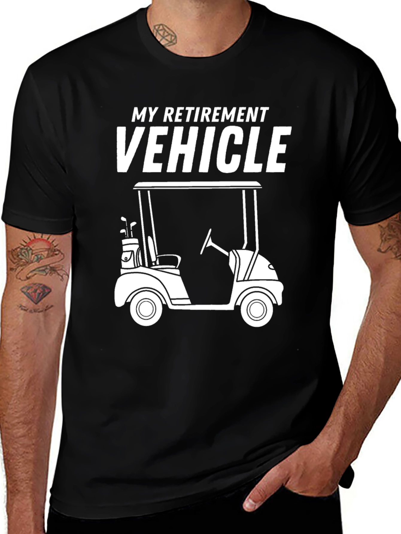 Variant 24 of My Retirement Vehicle Golf Cart T-Shirt