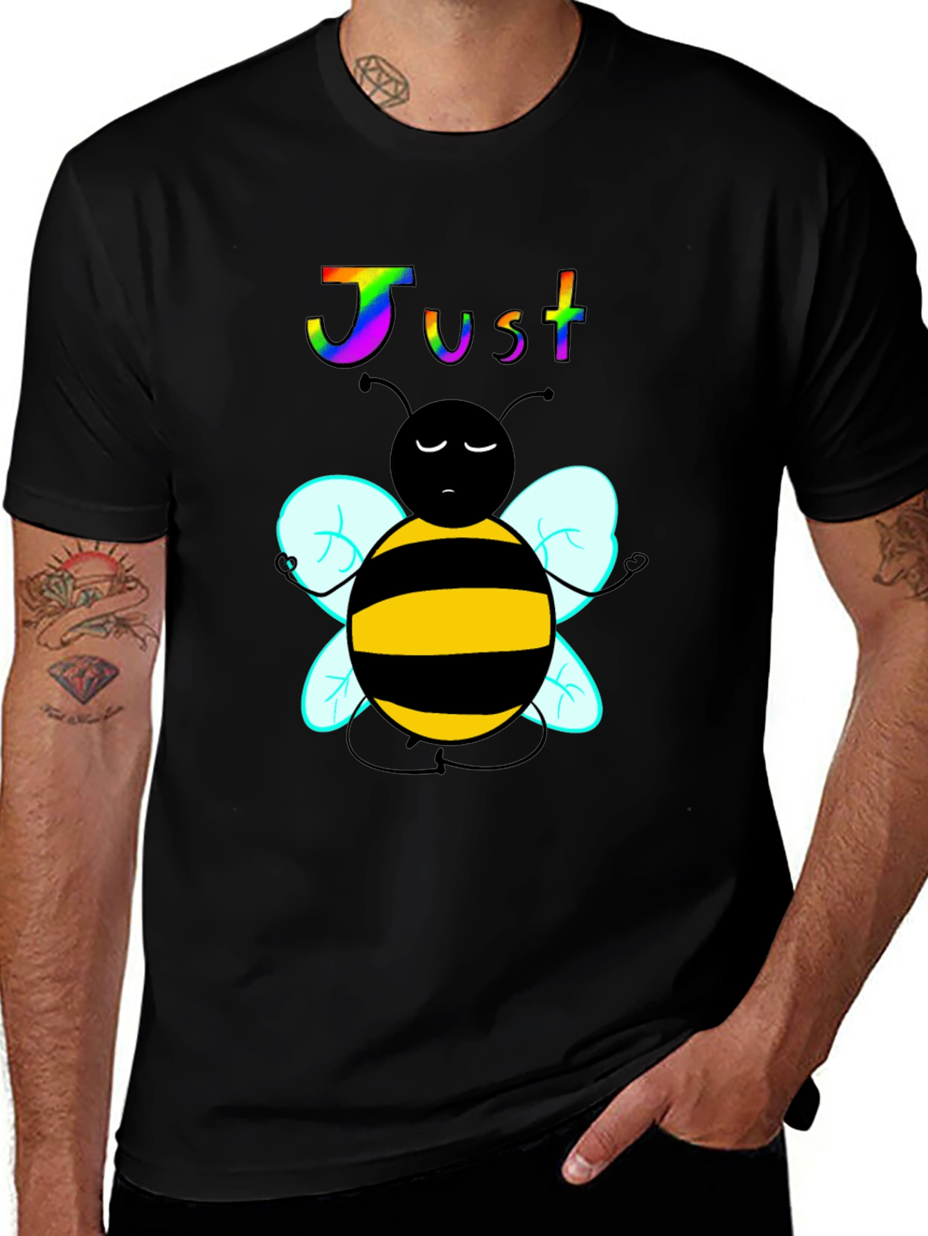 Just Bee Yourself T-Shirt - Meditation Bee