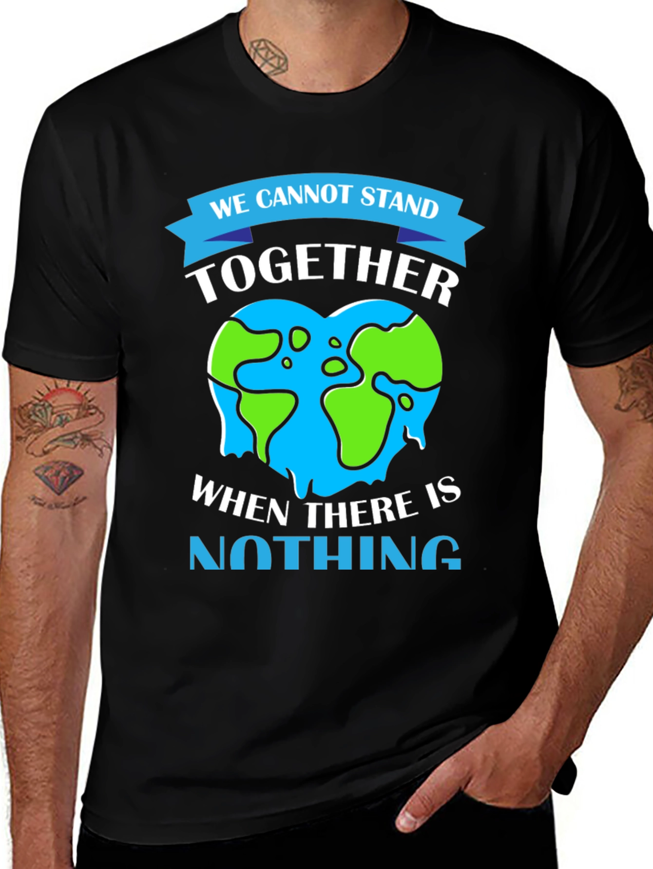 Variant 6 of We Cannot Stand Together Graphic T-Shirt