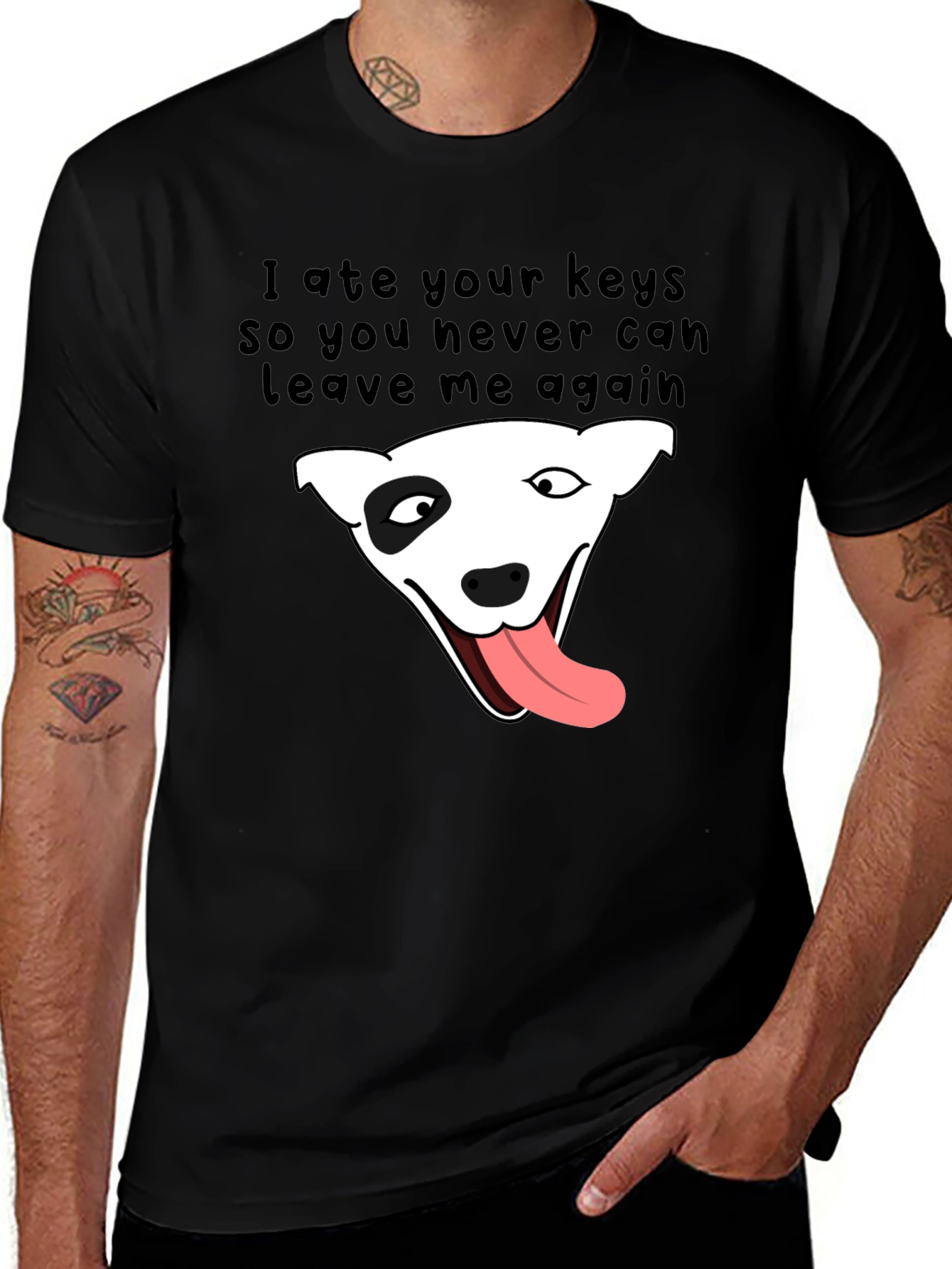 Dog Ate My Keys Graphic Tee - Never Leave Again!