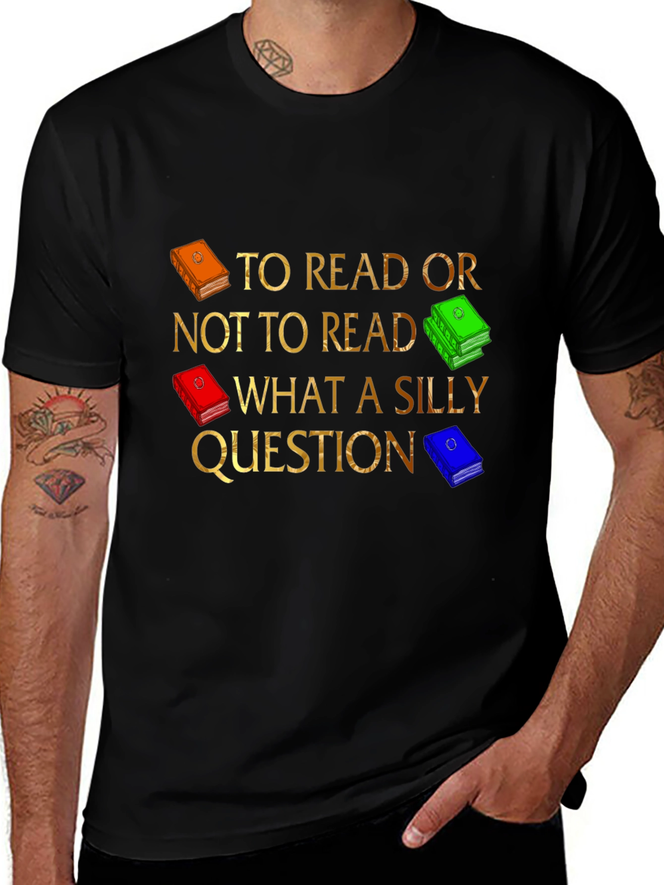 To Read Or Not To Read T-Shirt Funny Book Lover Tee