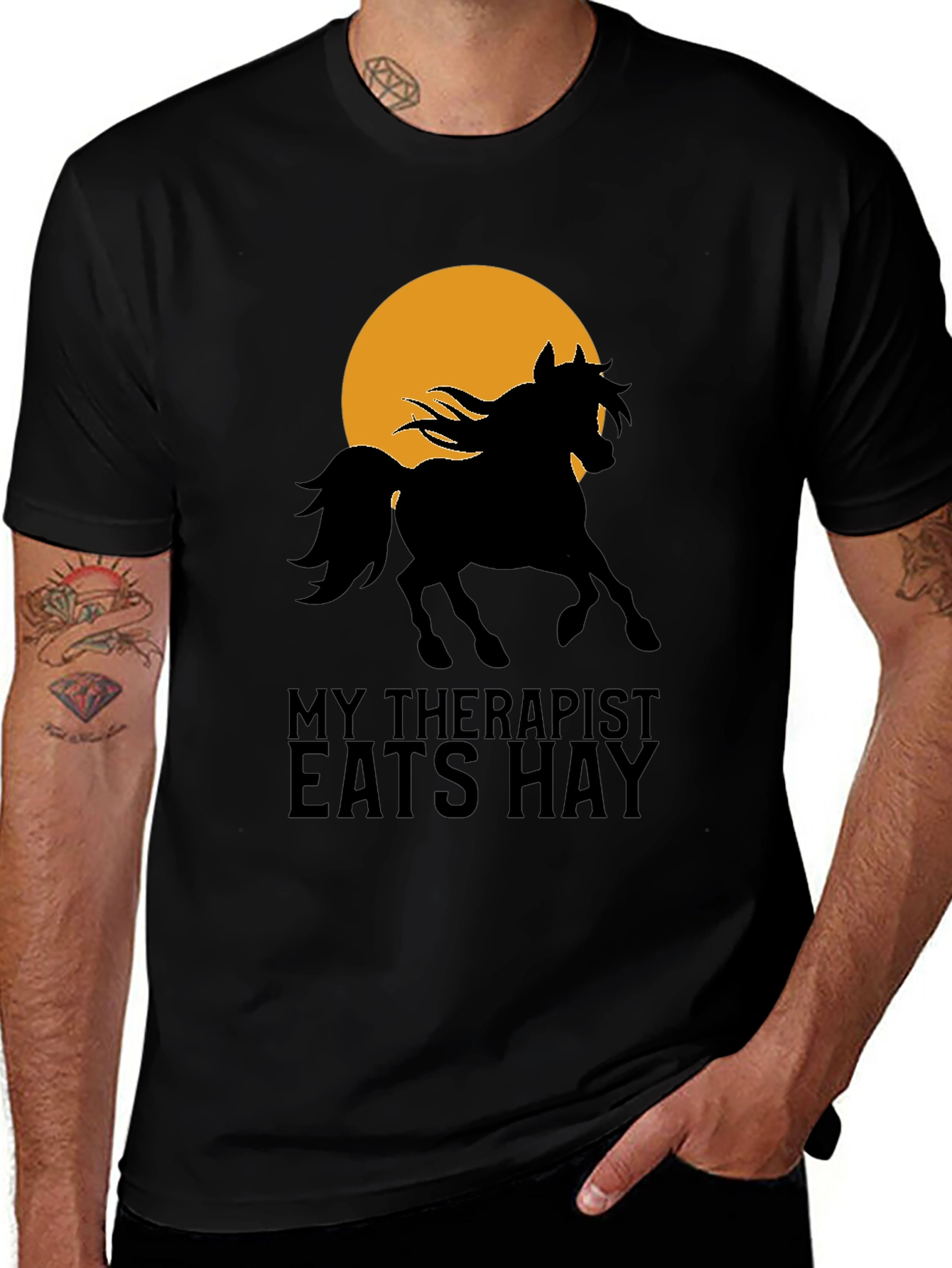 Variant 13 of Funny Horse Therapist T-Shirt