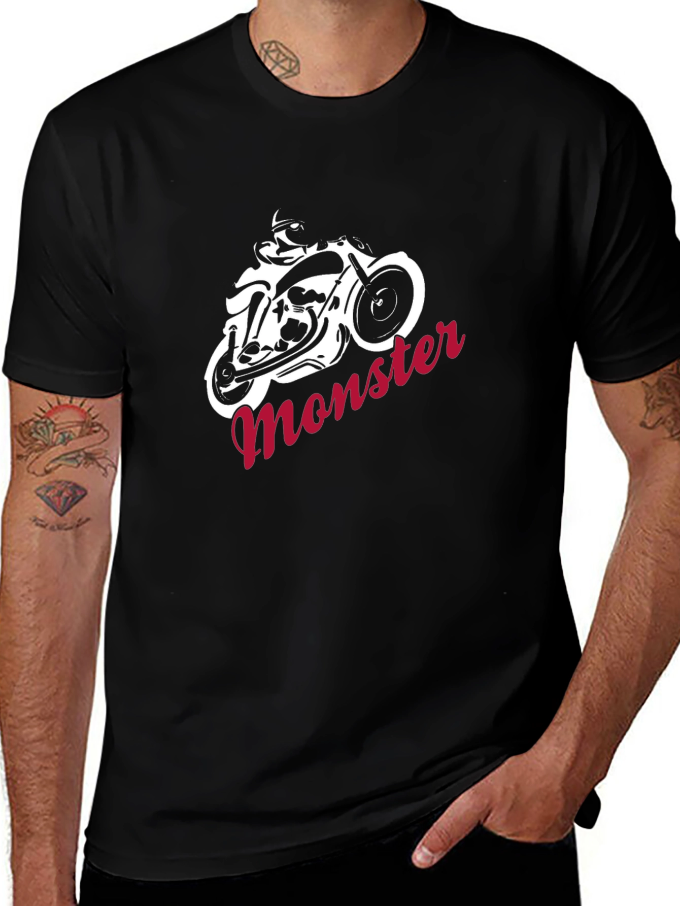 Monster Ride Graphic Tee - Black T-Shirt